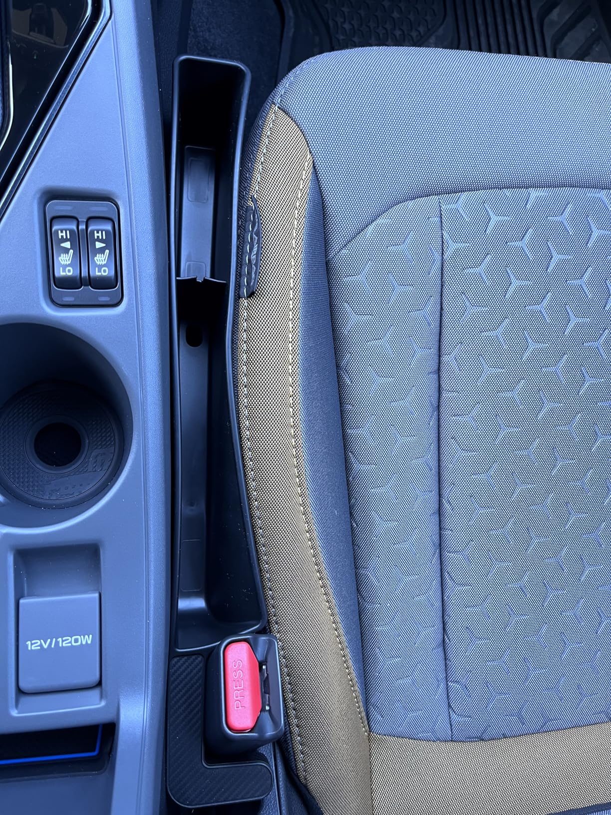 Car Seat Gap Filler, Seat Gap Organizer with Phone Holder, Car Seat Accessories, Car Organizer Fit Car SUV Truck-2PCS Black customer photo 2