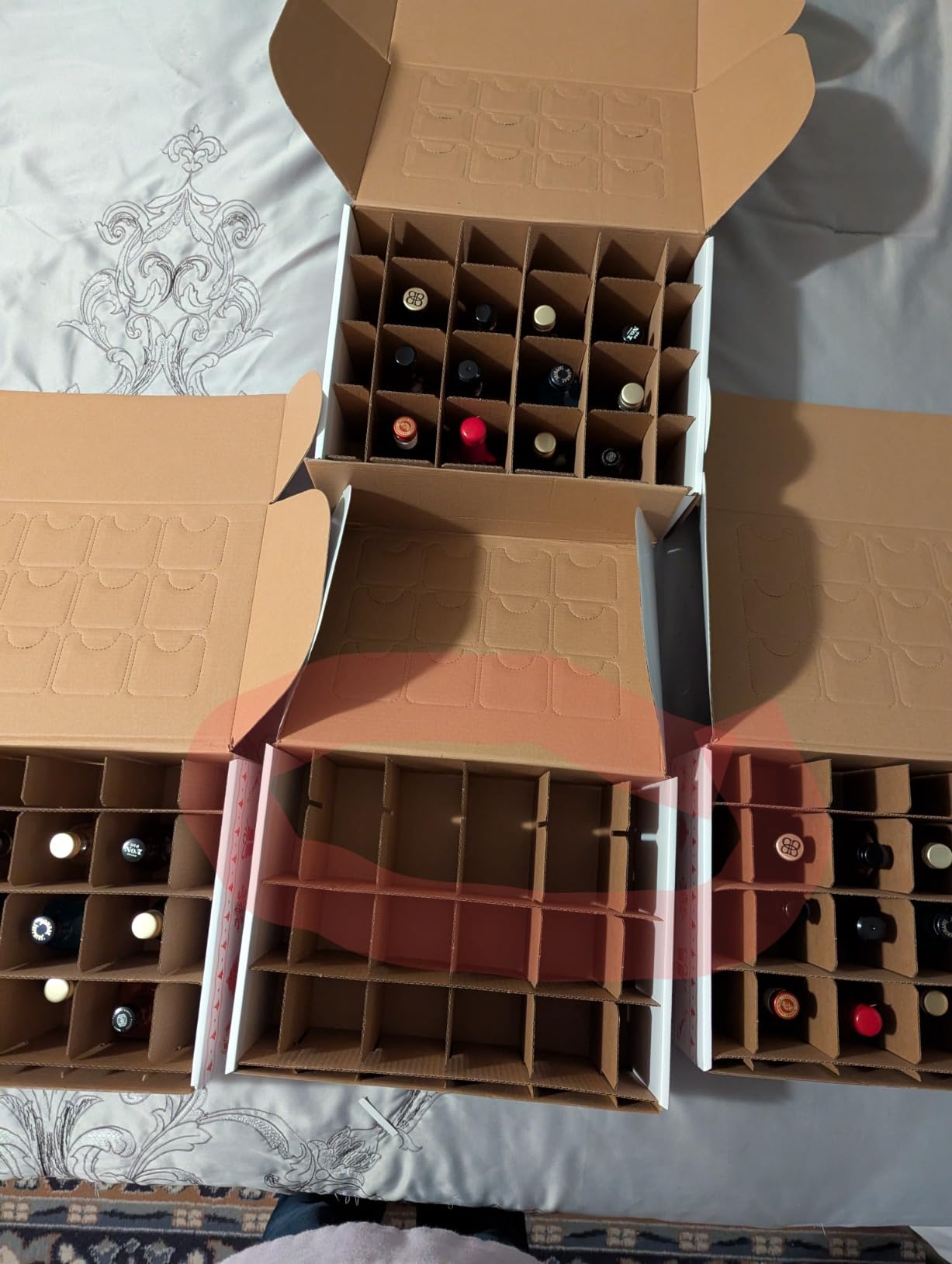 Gilprop 1 Pc Christmas Advent Calendar for Alcohol Countdown to Christmas Calendar 2025 Booze Wine Boxes Gifts Xmas Ornaments for Adults Holiday Party Decoration, Alcohol Not Included customer photo 1