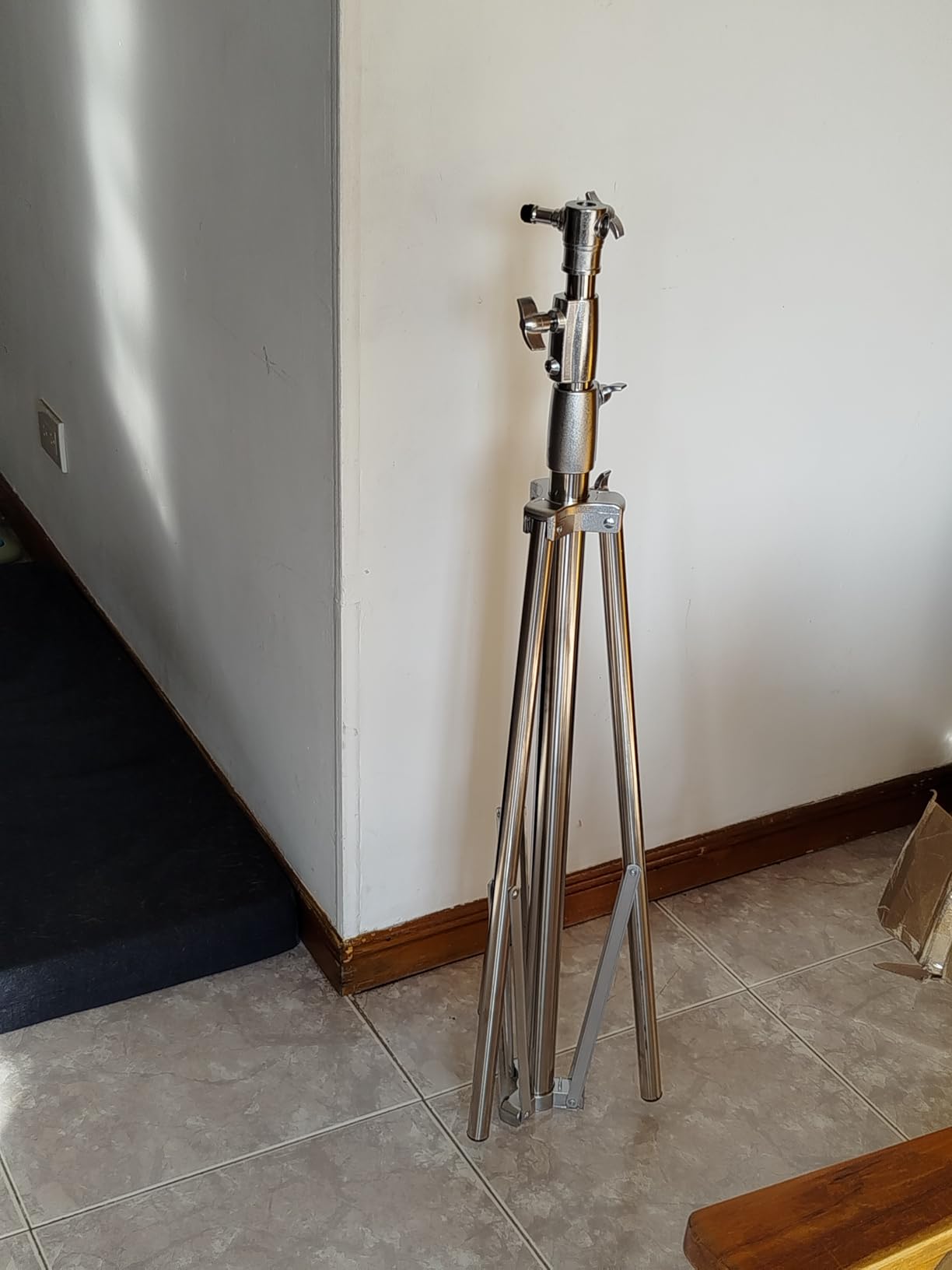 K&F CONCEPT 9.2ft/2.8m Stainless Steel Light Stand, Spring Cushioned Heavy Duty Photography Tripod Stand with 1/4