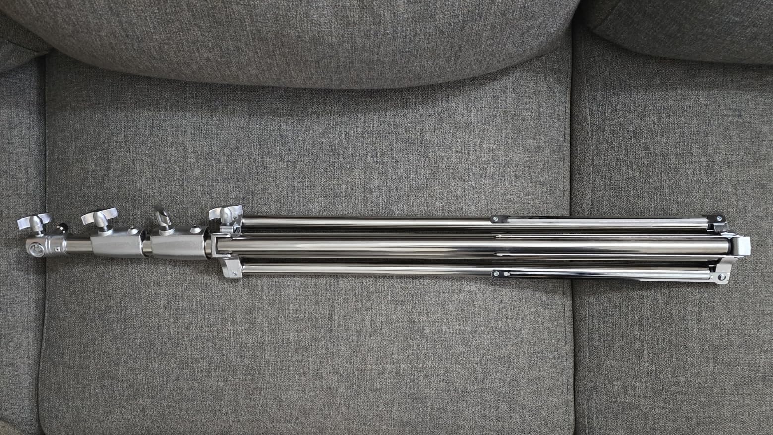 K&F CONCEPT 9.2ft/2.8m Stainless Steel Light Stand, Spring Cushioned Heavy Duty Photography Tripod Stand with 1/4
