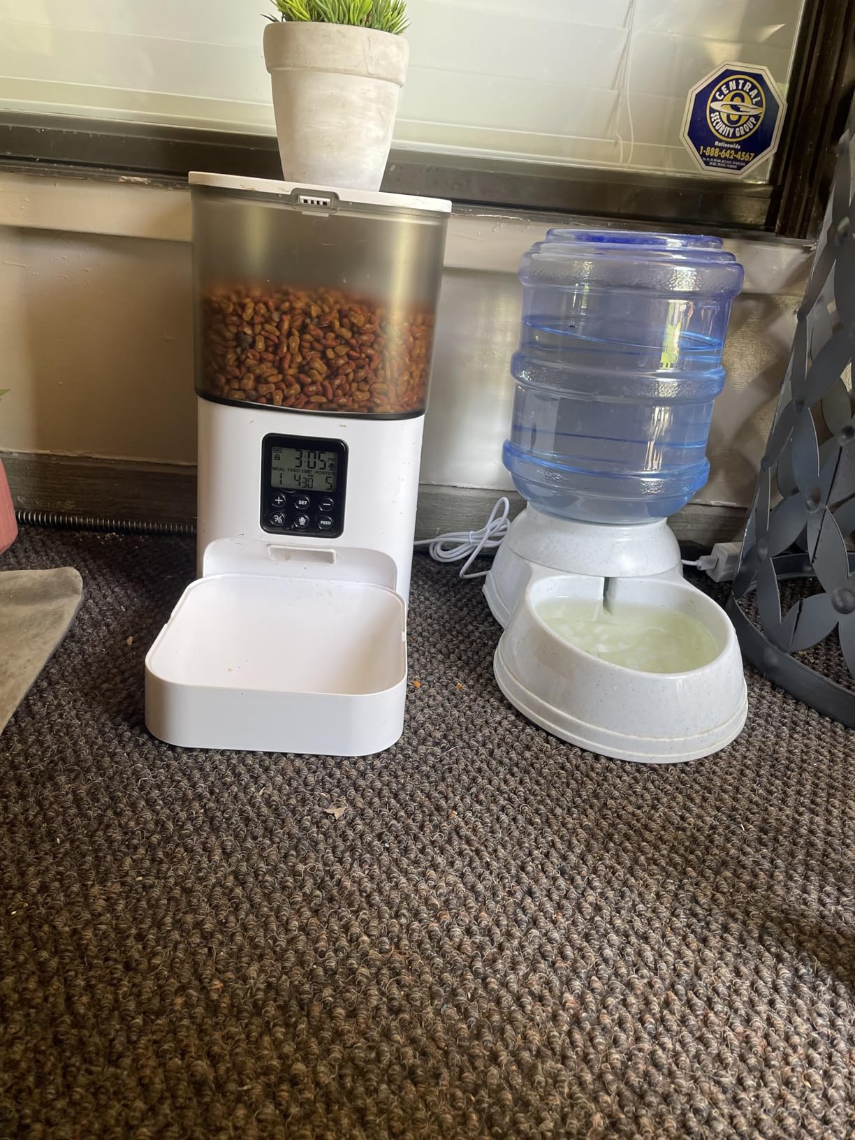 ANDOLL HOME Automatic Cat Feeder, 4L Cat Food Dispenser with 10s Voice Recorder, Pet Feeder up to 8 Meals per Day, Timed Dog Feeder with Dry Food Sealed Ring customer photo 2