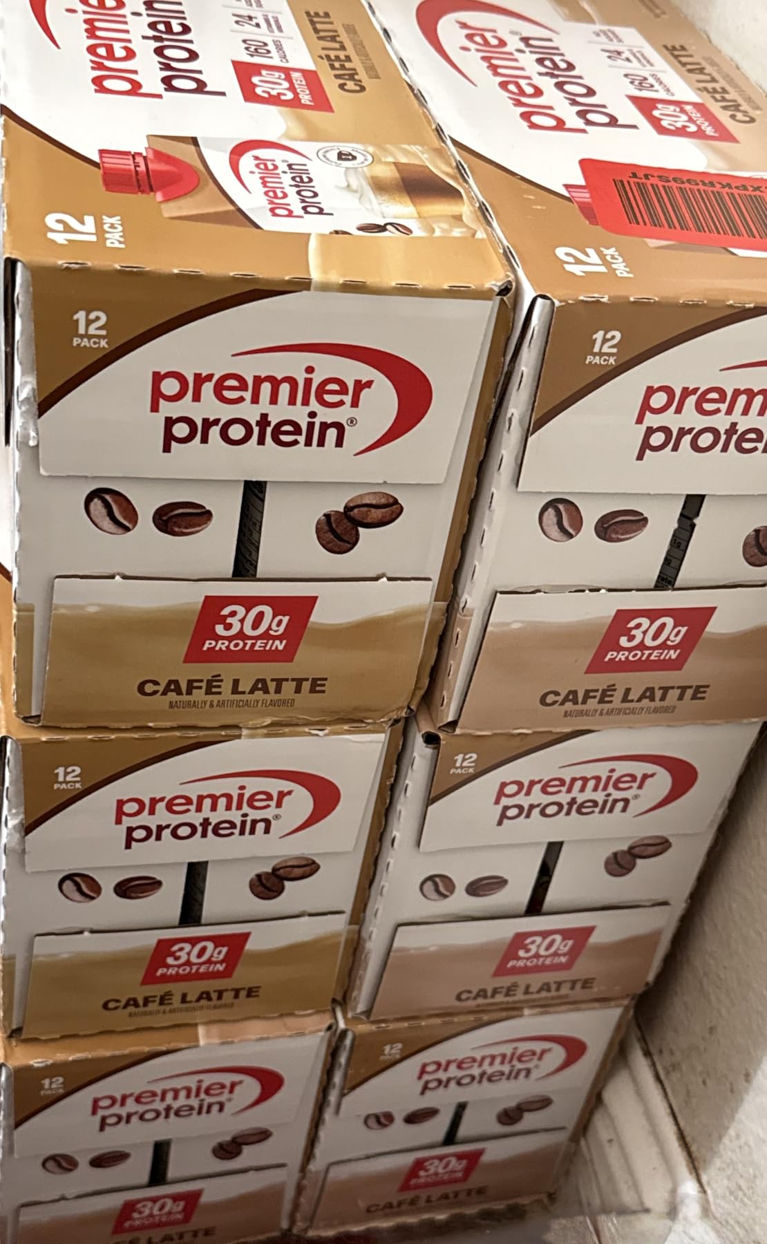 Premier Protein Shake, Café Latte with Caffeine for Energy - 30g Protein, No Added Sugar, 24 Vitamins & Minerals to Support Immune Health, 11 fl oz, 12 Pack customer photo 1