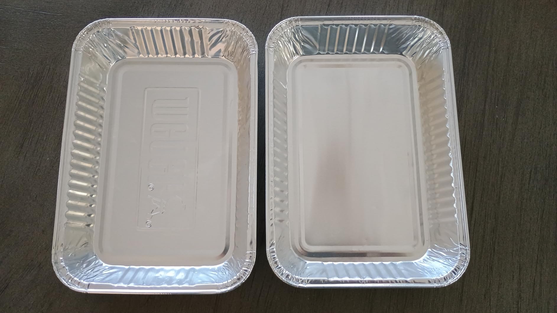 20 Pack Weber Grills Compatible Drip Pans 6415 for Weber Grills Spirit Gas Grills, Q Grills, Genesis and Genesis II LX 200 300 Series Disposable Aluminum Foil Grease Trays 6 x 1.4 x 8.6 Inches customer photo 1
