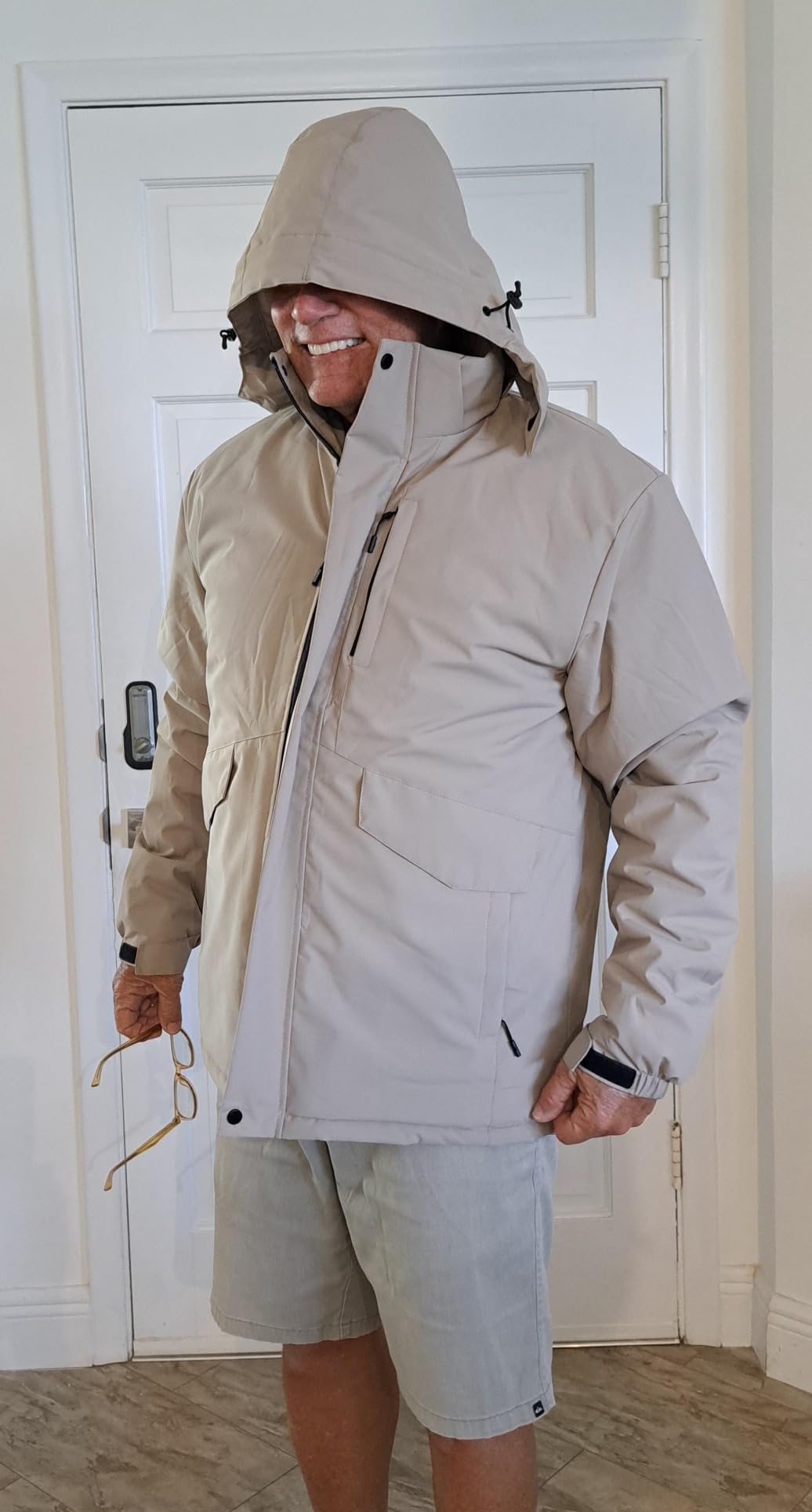 Mens Winter Coats Warm Snow Coat Windproof Mountain Raincoat Waterproof Hooded Snowboarding Ski Jackets for Men customer photo 1
