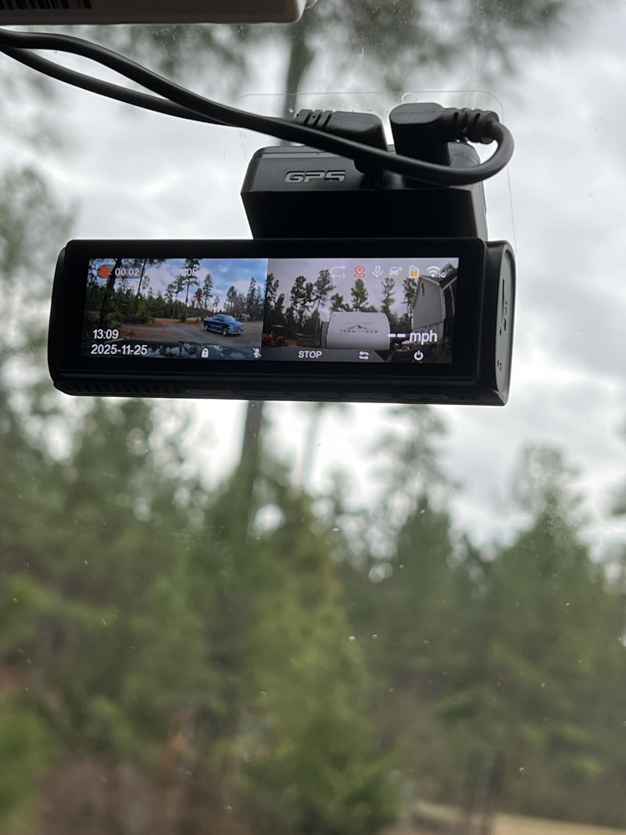 Affver 4K Dash Cam Front and Rear, Built-in 5G WiFi GPS, 64GB Card Included, 3.59'' IPS Screen Dash Camera for Cars, Dual Dashcam with G-Sensor, Loop Recording, WDR, Night Vision, 24H Parking Monitor customer photo 1