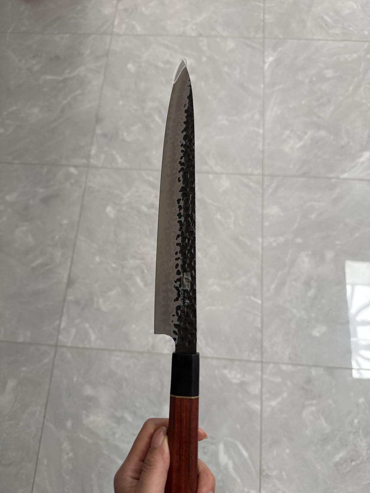 HOSHANHO Sushi Knife Japanese Sashimi Knives 10 Inch, Hand Forged High Carbon Steel Yanagiba Knife, Kitchen Chef Knives for Cutting Sushi & Sashimi customer photo 2