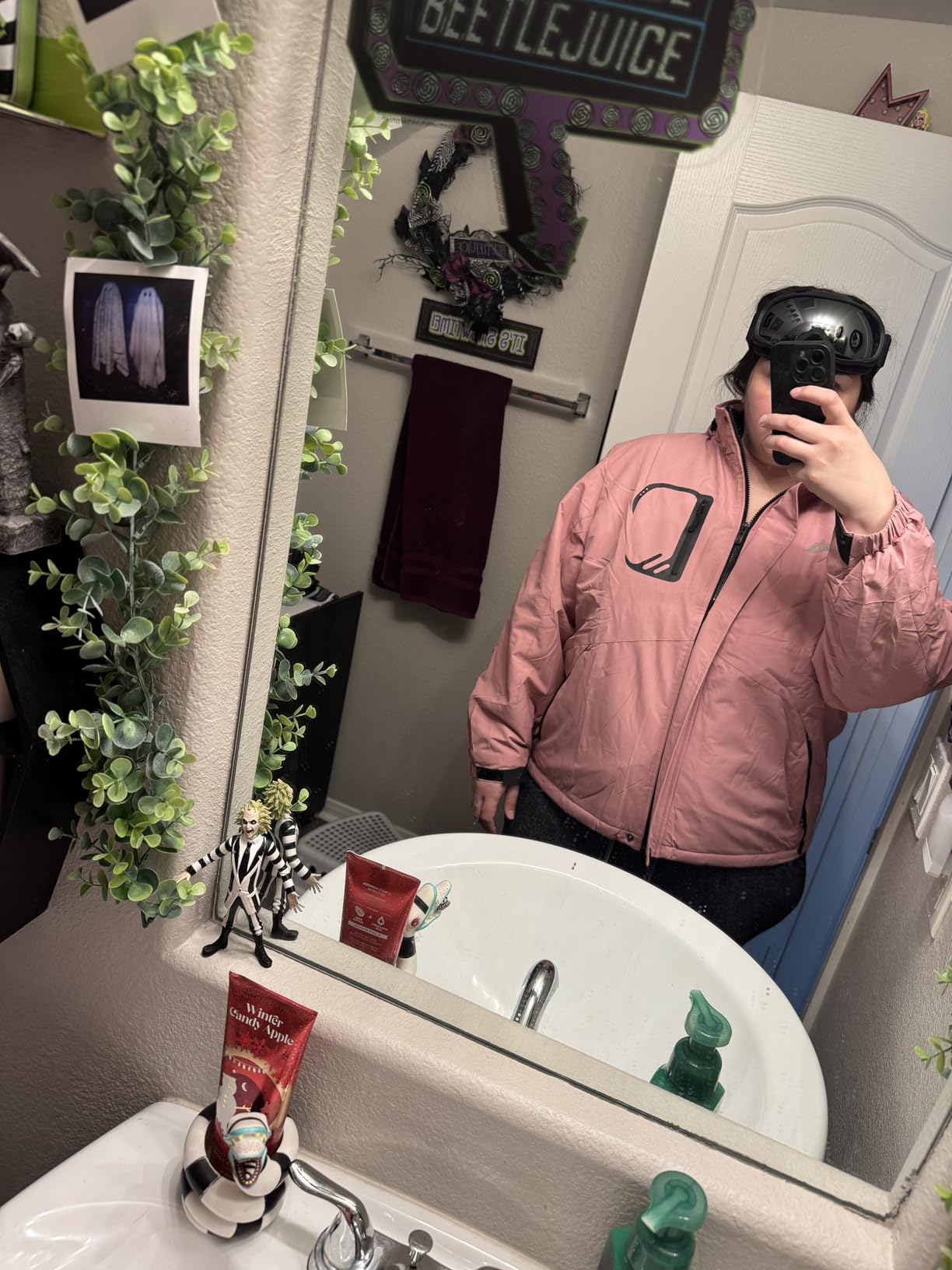 Women's Grey Winter Ski Jacket customer photo 1