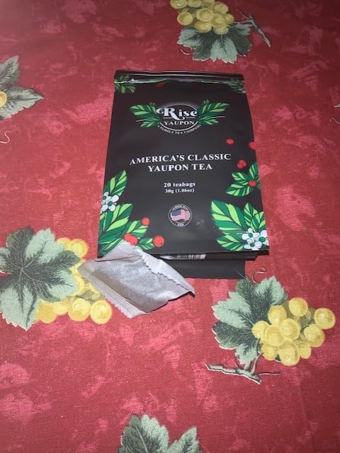 Rise Yaupon America's Classic Yaupon Holly Tea, 20 Tea Bags customer photo 3