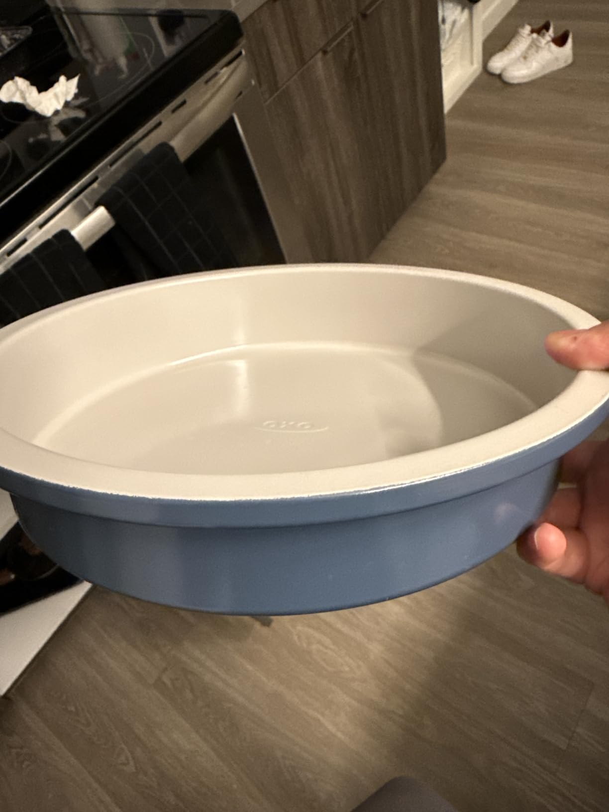 OXO Good Grips Non-Stick Pro Ceramic Coated Metal Bakeware Jelly Roll Pan - Storm Blue customer photo 1