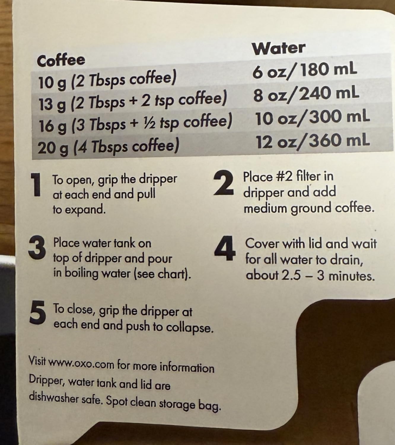 OXO Brew Collapsible Pour-Over Coffee Maker with Storage Case customer photo 1