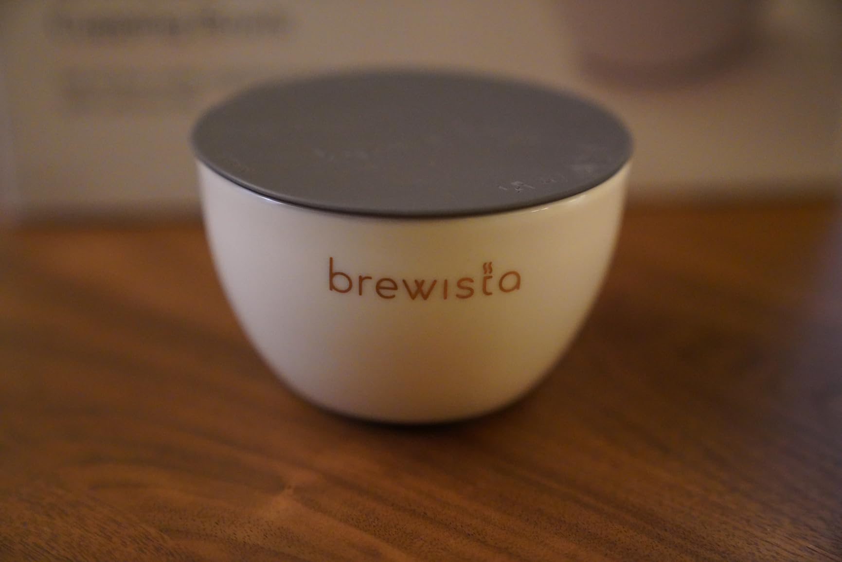 Brewista Professional Coffee Cupping Bowls with Silicone Lid, 8 oz, Heat-Retaining Porcelain, Glazed Dark Brown Interior for Precision Coffee Tasting, Espresso & Pour Over, Set of 4 (White) customer photo 3