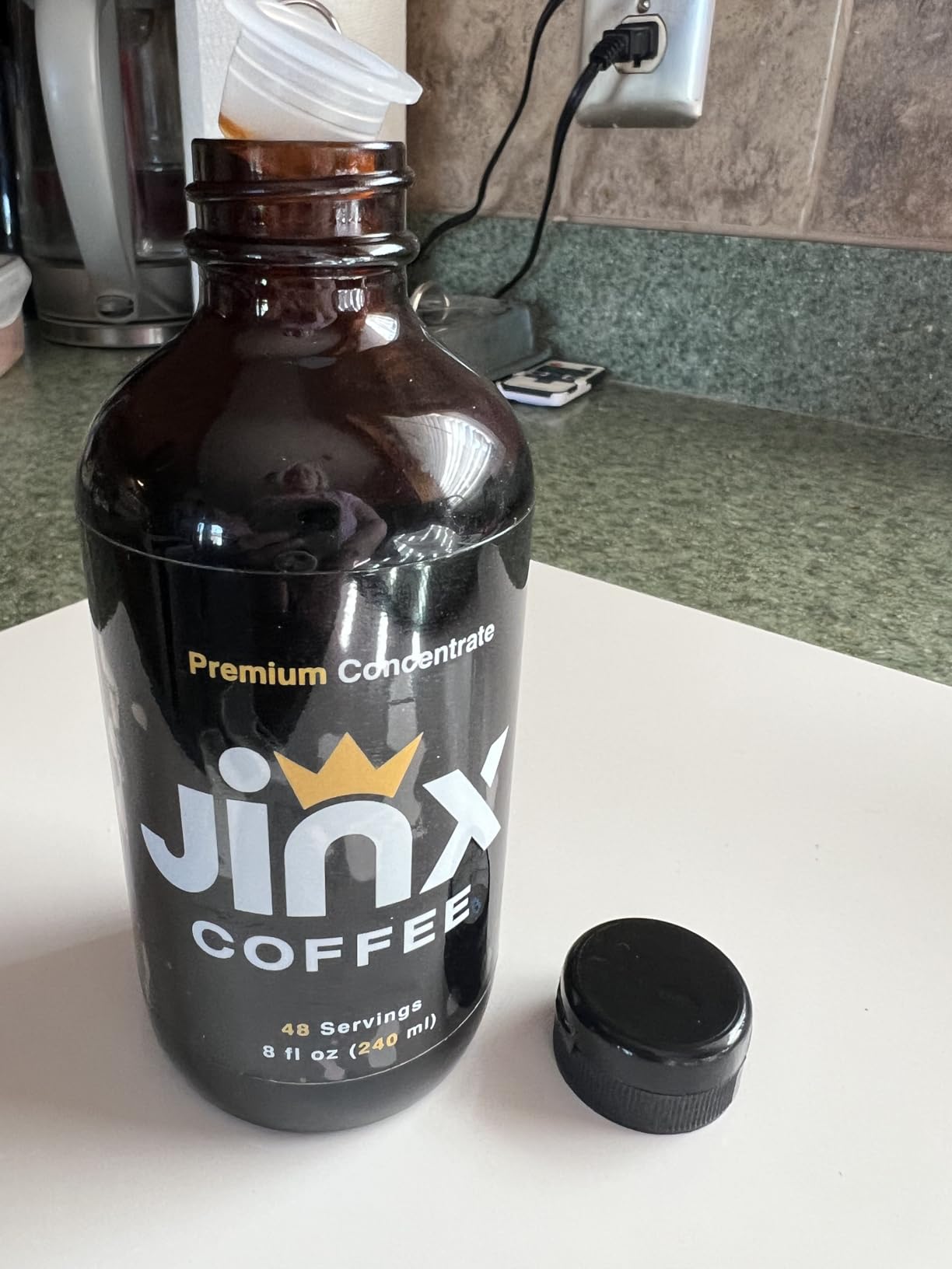 Jinx Coffee Concentrate - 50x Stronger Cold Brew Coffee | Strong Caffeine Concentrated Liquid, Perfect for Instant Hot or Iced Coffees customer photo 1