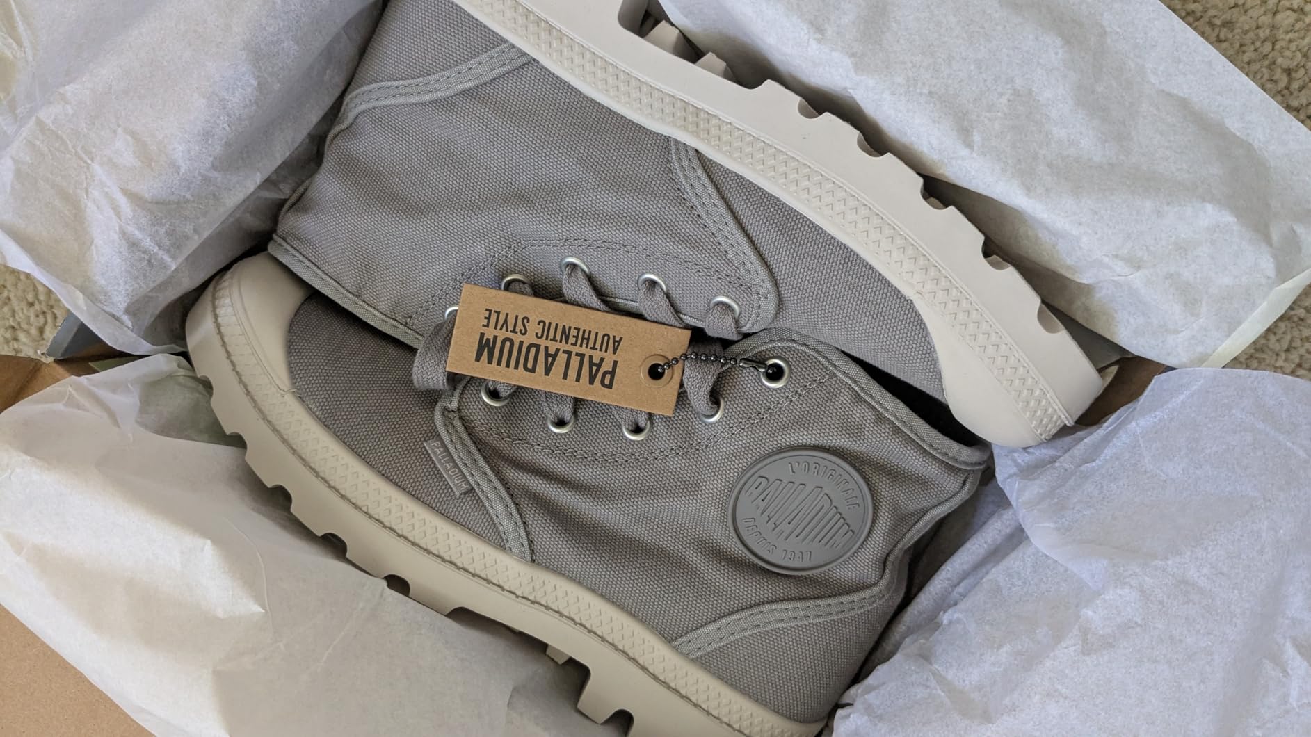 Women's Pampa Hi Boot, Vegan Canvas Lace Up Boot customer photo 1