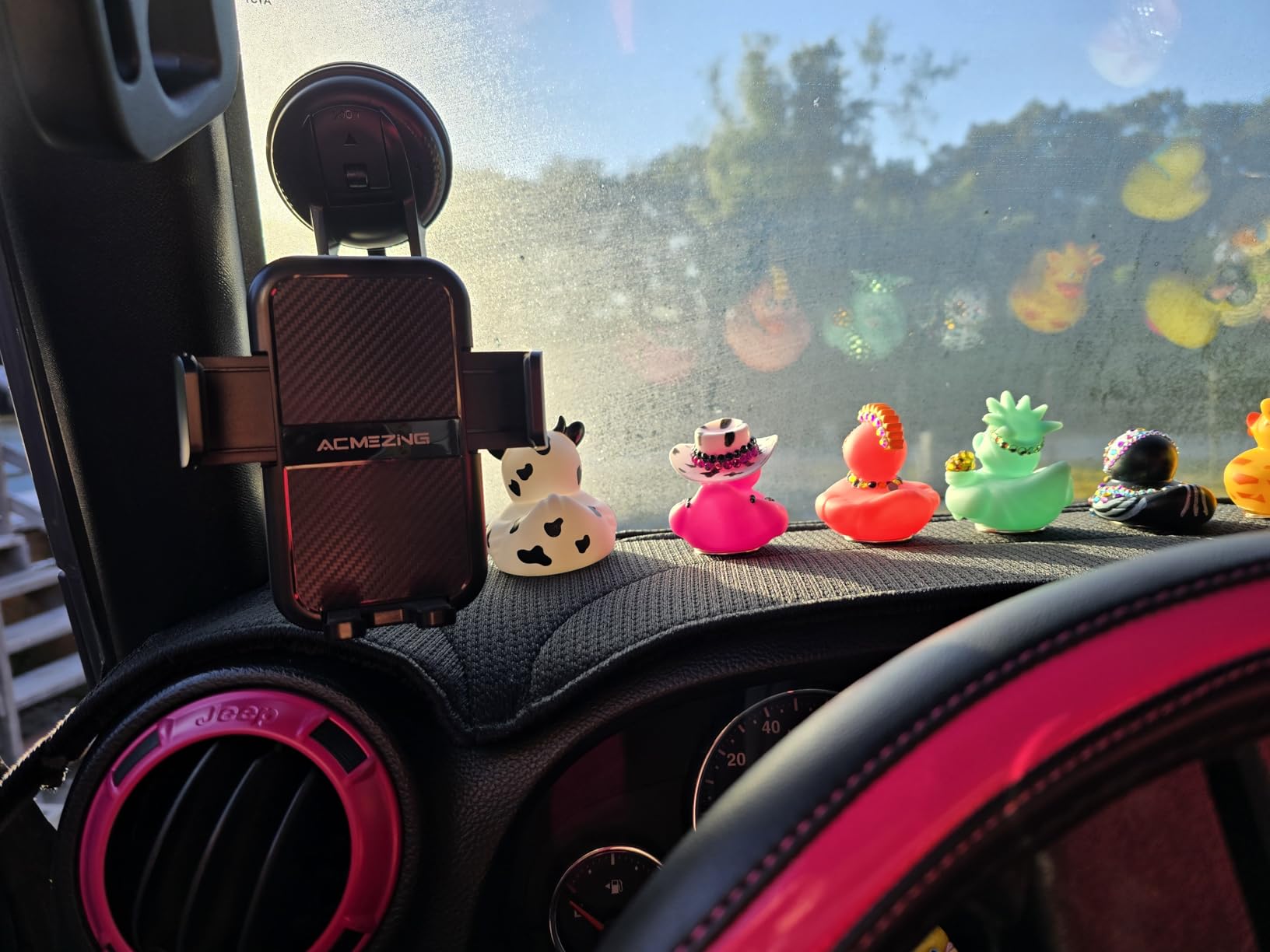 3-in-1 Car Phone Holder 122+LBS Strongest Suction & Stable Clamp Arm 360° Adjustable Car Phone Mount, Cell Phone Holders for Your Car for Dashboard Vent, All Smartphones & Car Models customer photo 2