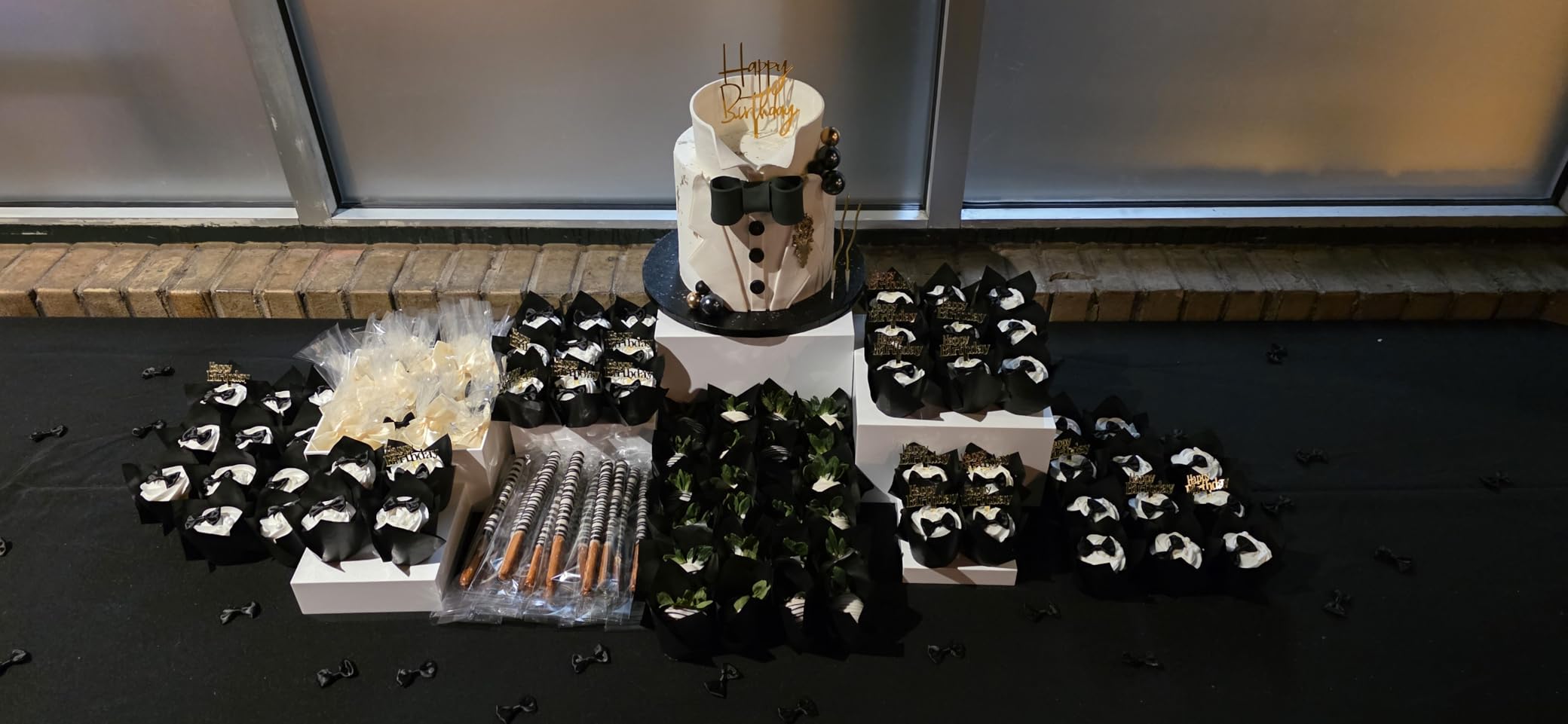 Buffet Risers, Food Display Risers for Party, White Acrylic Risers Display Stand for Buffet Table, Catering Displays for Dessert, Cube Box Nesting Riser with Hollow Bottoms (5x6x7x8x9x10 6 PCS) customer photo 1