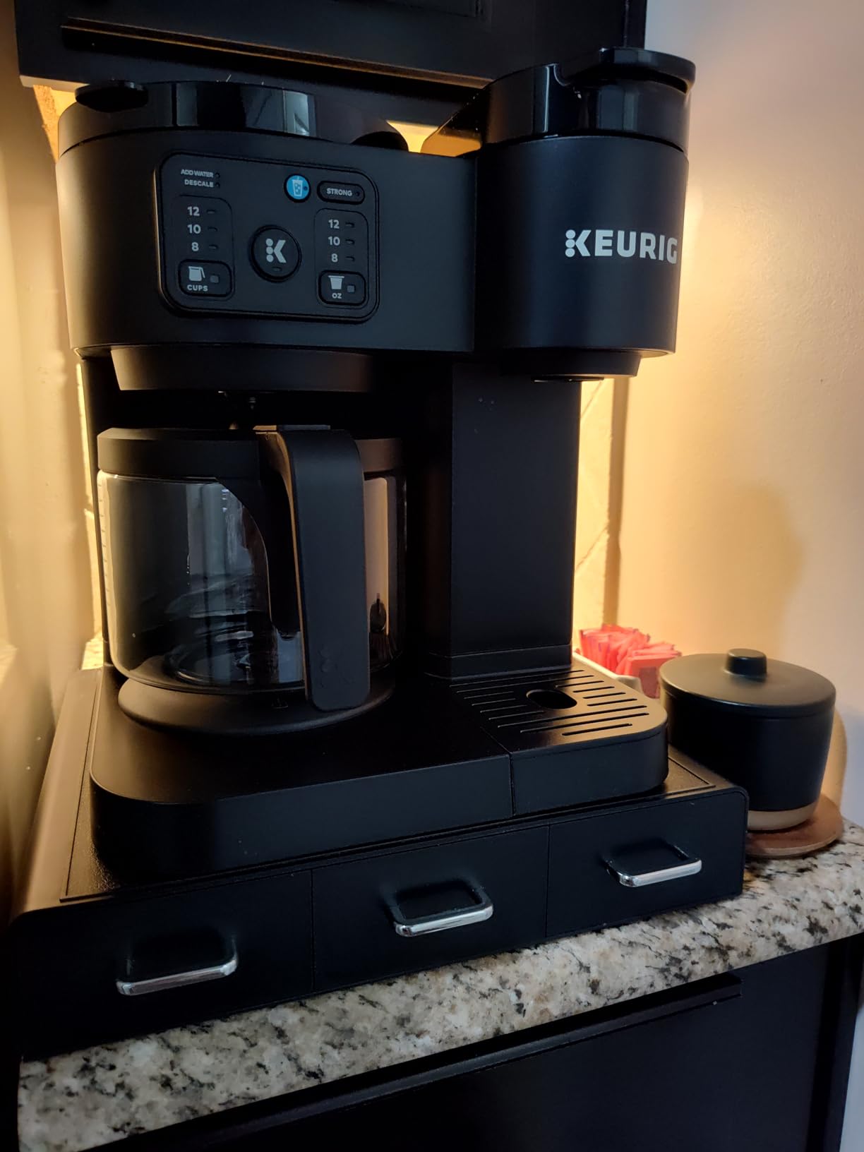 Keurig K-Duo Single Serve K-Cup Pod & Carafe Coffee Maker, Black customer photo 1