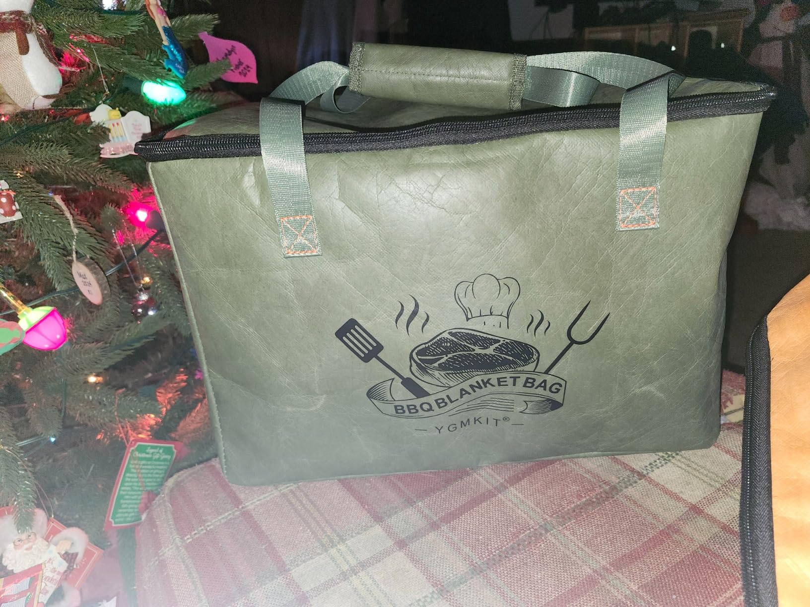 BBQ Blanket for Resting Meat,Reusable BBQ Resting Bag for Meat,Meat Brisket Resting Bag,Meat Blanket for Resting Large Barbecue Resting Blanket For Outdoor Smoker and Grilling (Yellow) customer photo 1