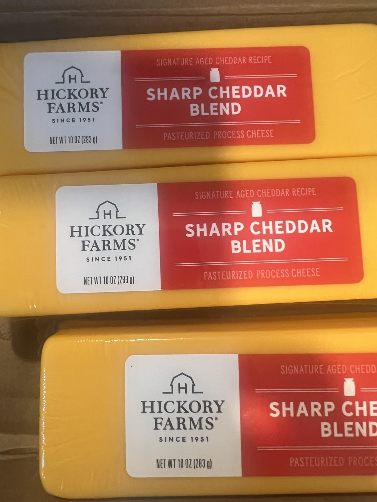 Hickory Farms Cheddar Cheese Variety Sampler - 3 Pack | Gourmet Charcuterie Variety, Perfect for Charcuterie Boards customer photo 1