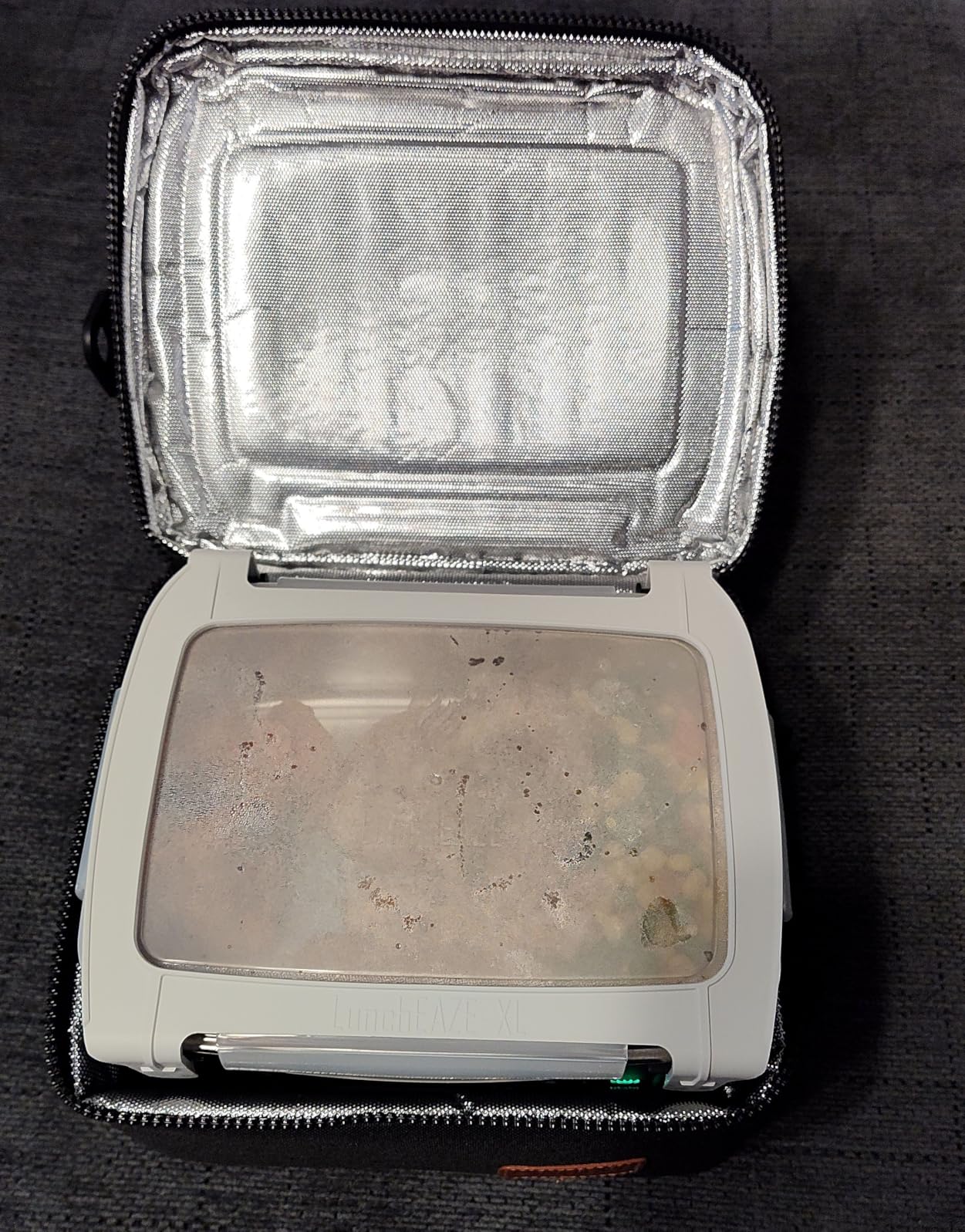 LunchEAZE XL Cordless Heated & Electric Lunch Box - Battery-Powered, 6-Cup Capacity, 220°F, Automatic Scheduled Heating, Insulated Bag for Hot Meals Anywhere customer photo 2