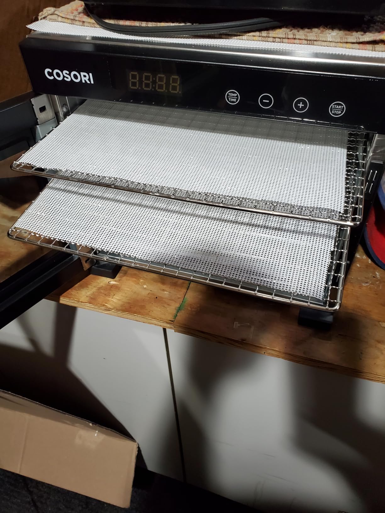 Mesh Silicone Dehydrator Sheets, 15.5x15.5 in 10 Pcs/Sets for Food Dehydrator & Freeze Dryer customer photo 1