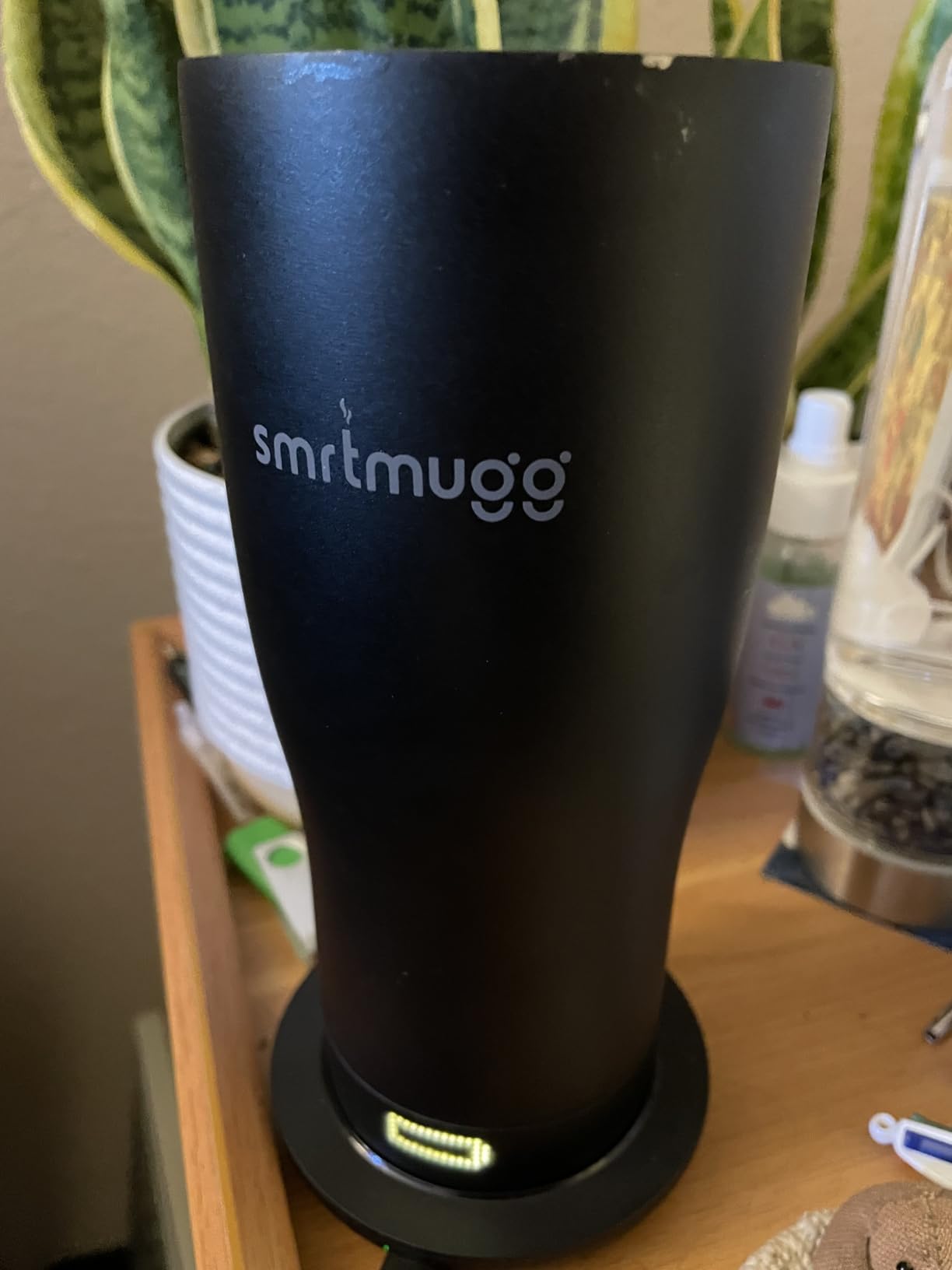 X Heated Coffee Mug 19 oz., 8 Hour Battery Life, Self-Heating, Adjustable Temp Controlled, LCD Screen, One Button Temperature Adjustment, Includes Cover with Magnetic Slider (Black) customer photo 1