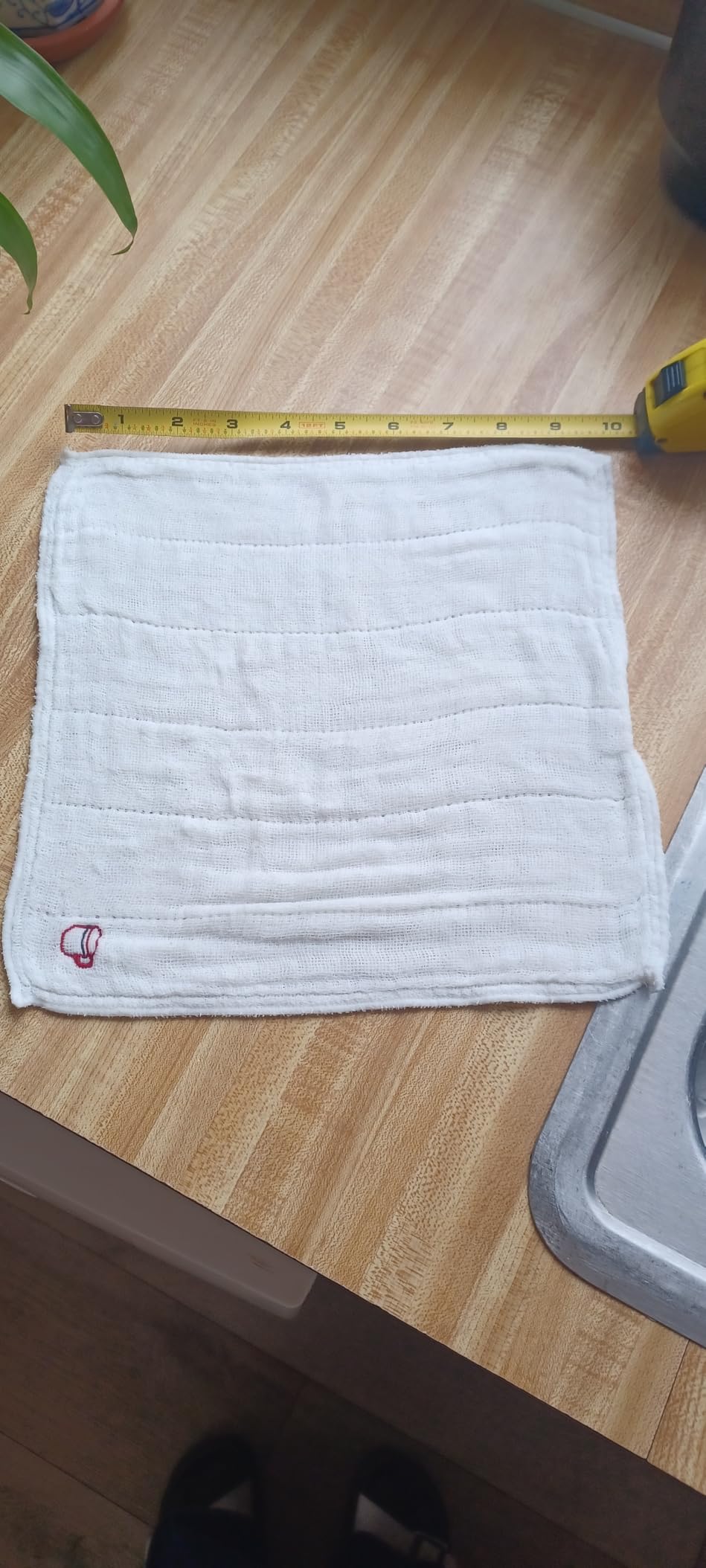 Japanese Kaya-Weave Dishcloth Set - Reusable and Quick-Drying Kitchen Towels with Embroidered Designs, Made in Japan, 3-Pack, 11.8 x 11.8 Inches (Pattern B) customer photo 2