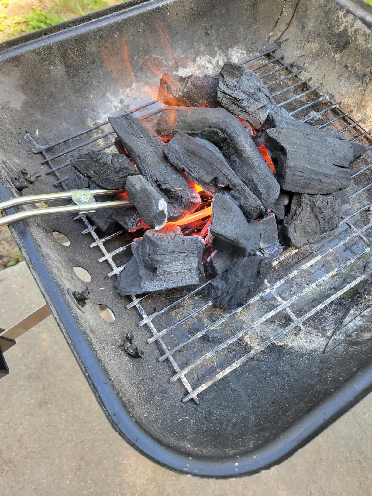 650W Electric Charcoal Starter - Fire Lighter for BBQ Grill Fireplace Smoker Campfires Coal Quick Ignite Briquettes, Durable Stainless Steel 304 Heat Element Coils with 25 Inch Power Cord customer photo 1