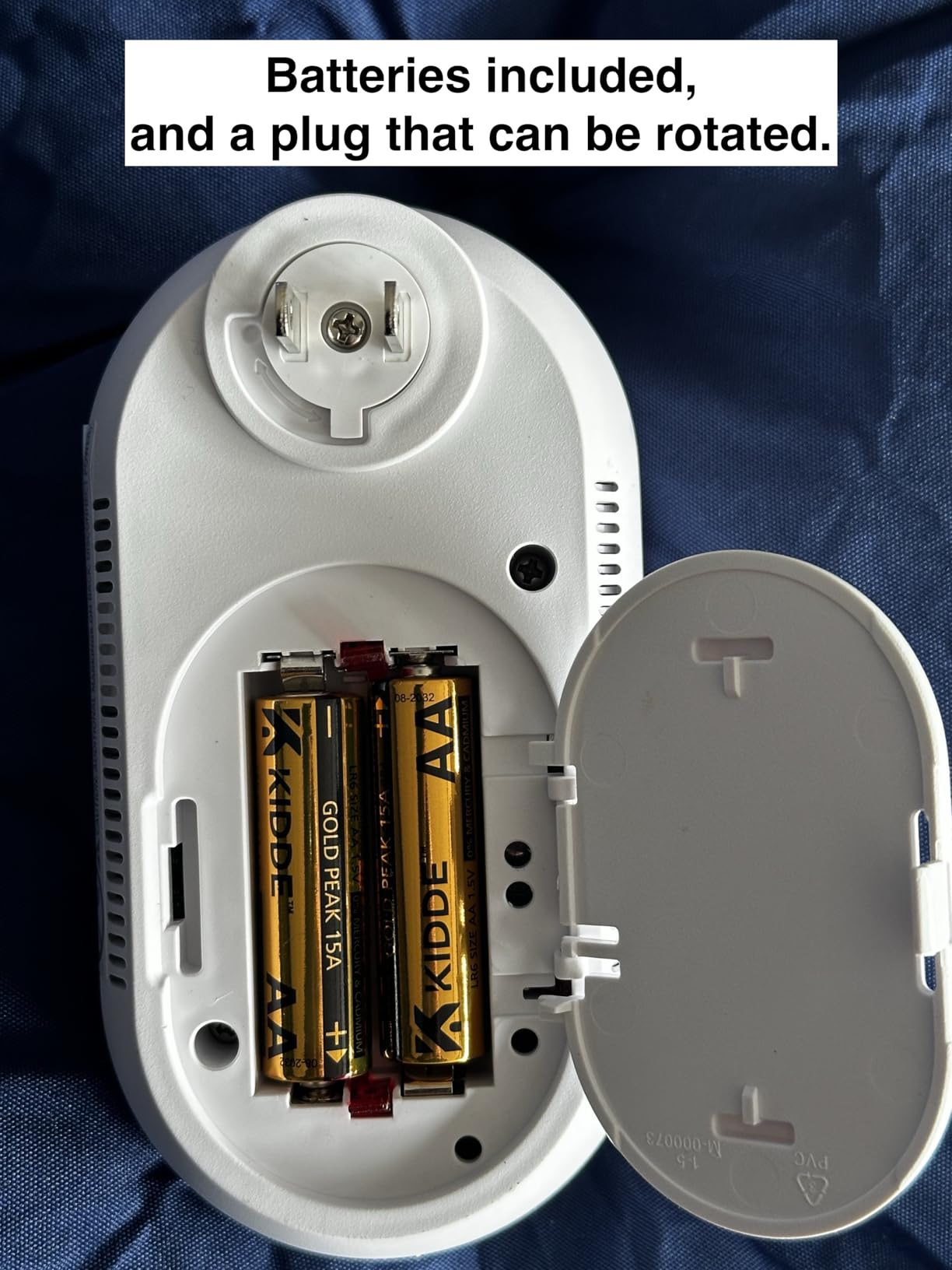 Kidde Carbon Monoxide Detector, Plug-in Carbon Monoxide Detector with AA Battery Backup, 85 dB Alarm, LED Status Light Indicators, 3rd Edition customer photo 1