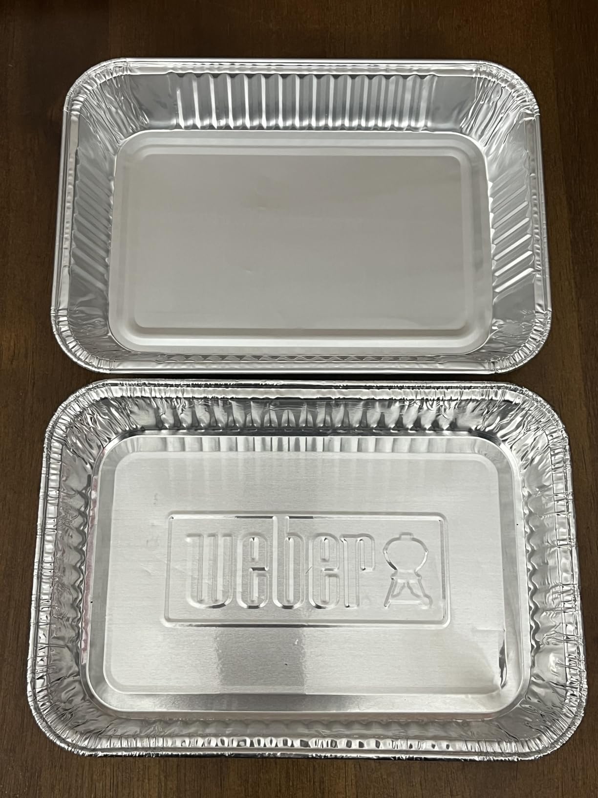 Drip Pans for Weber, Disposable Aluminum Foil Grease Trays for Weber Grills, Universal Replacement Liners for Weber Series, 8.6