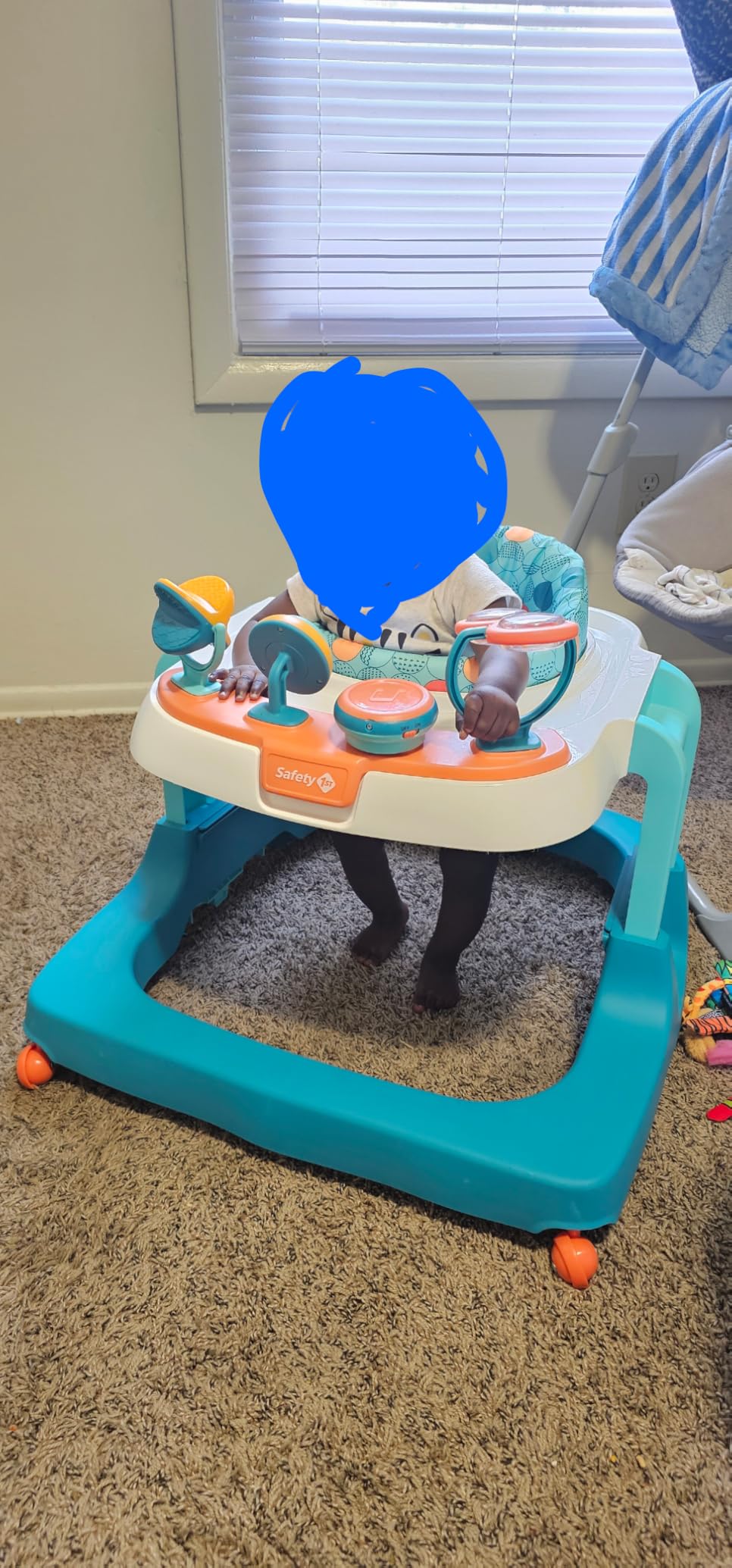 Safety 1st Ready, Set, Walk! DX Developmental Walker, Spotlight Teal customer photo 2