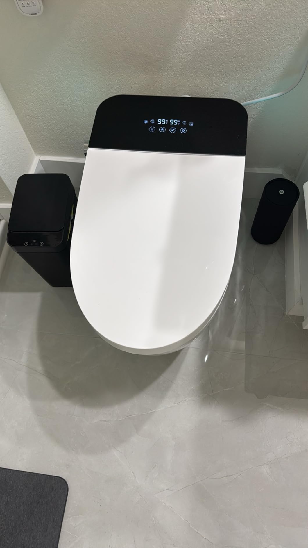 TDH Luxury Smart Toilet, Heated Seat with Warm Water Sprayer & Dryer, Walk Away Auto Flush and Close,One Piece Toilet for Bathrooms with Remote Control customer photo 1
