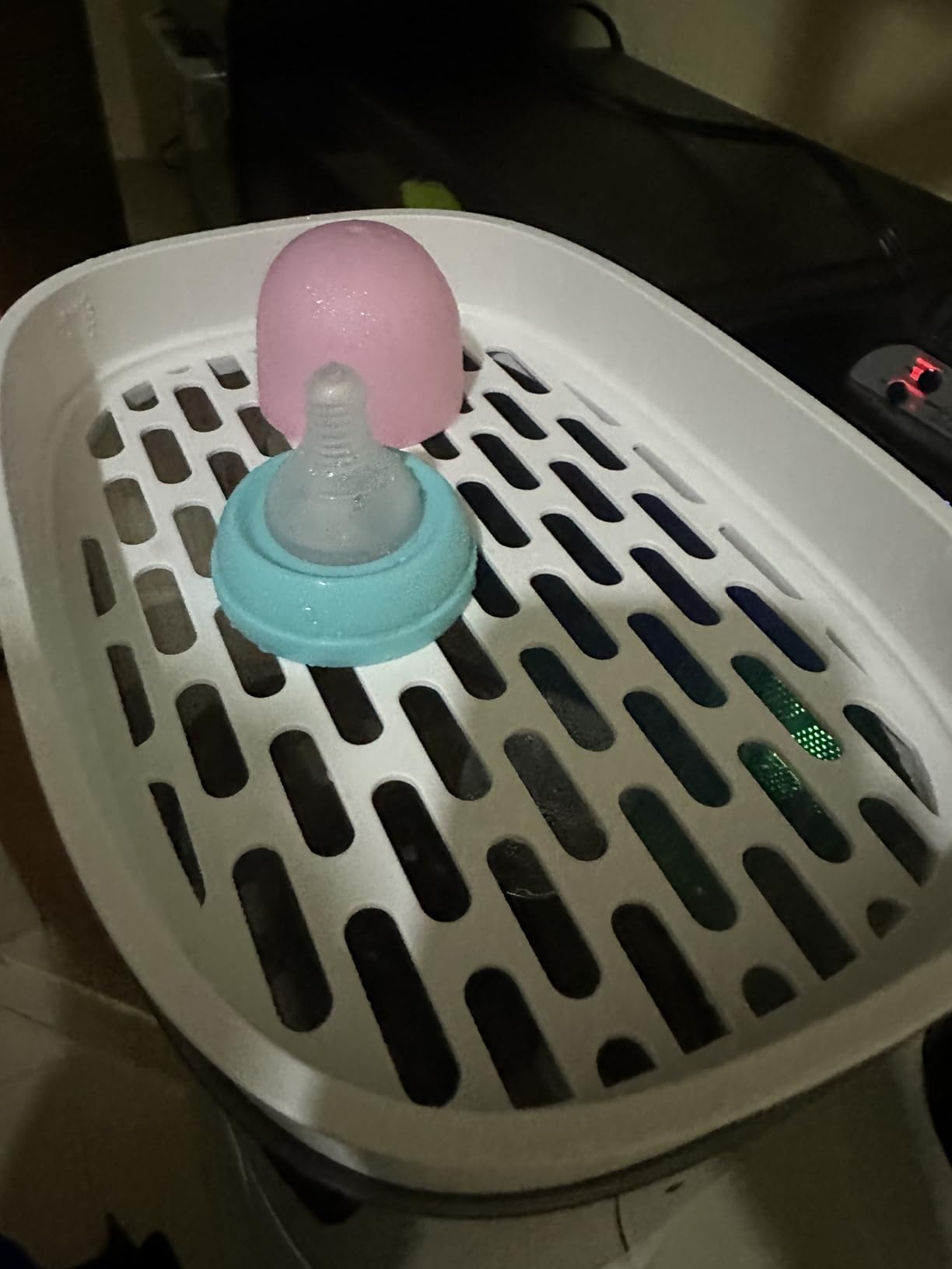 Bear Bottle Sterilizer and Dryer, 2 Layers Large Electric Steam Baby Bottle Sterilizer, Fast Bottle Sanitizer and Dryer for All Bottles & Accessories, Time-Saving Design customer photo 2