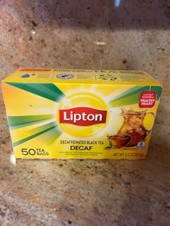 Lipton Decaf Black Tea Bags, Hot or Iced Caffeine Free Tea, 50 Tea Bags customer photo 2