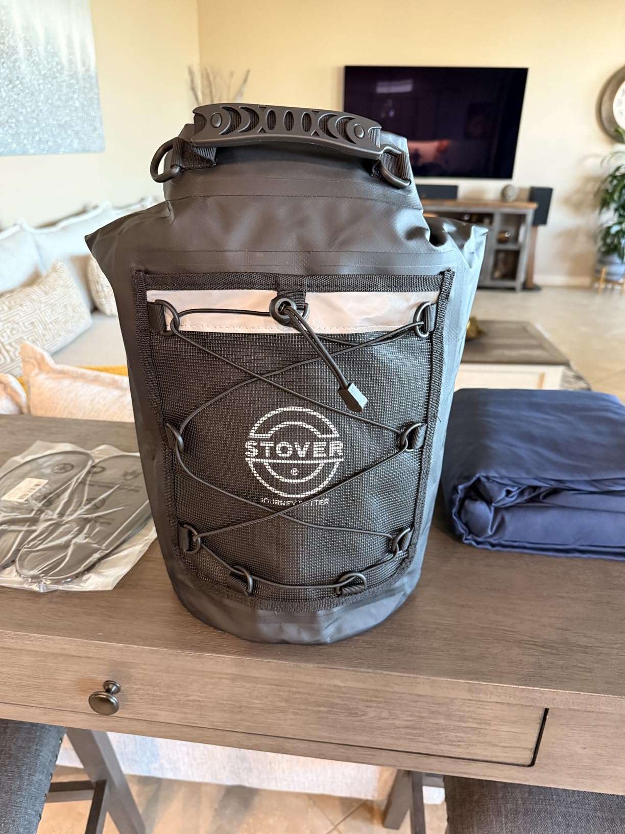 STOVER 5/10/25/30/40/55L Waterproof Dry Bag- Roll-Top Backpack w/Phone Case- Kayaking, Hiking, Camping, Boating- Men/Women customer photo 1