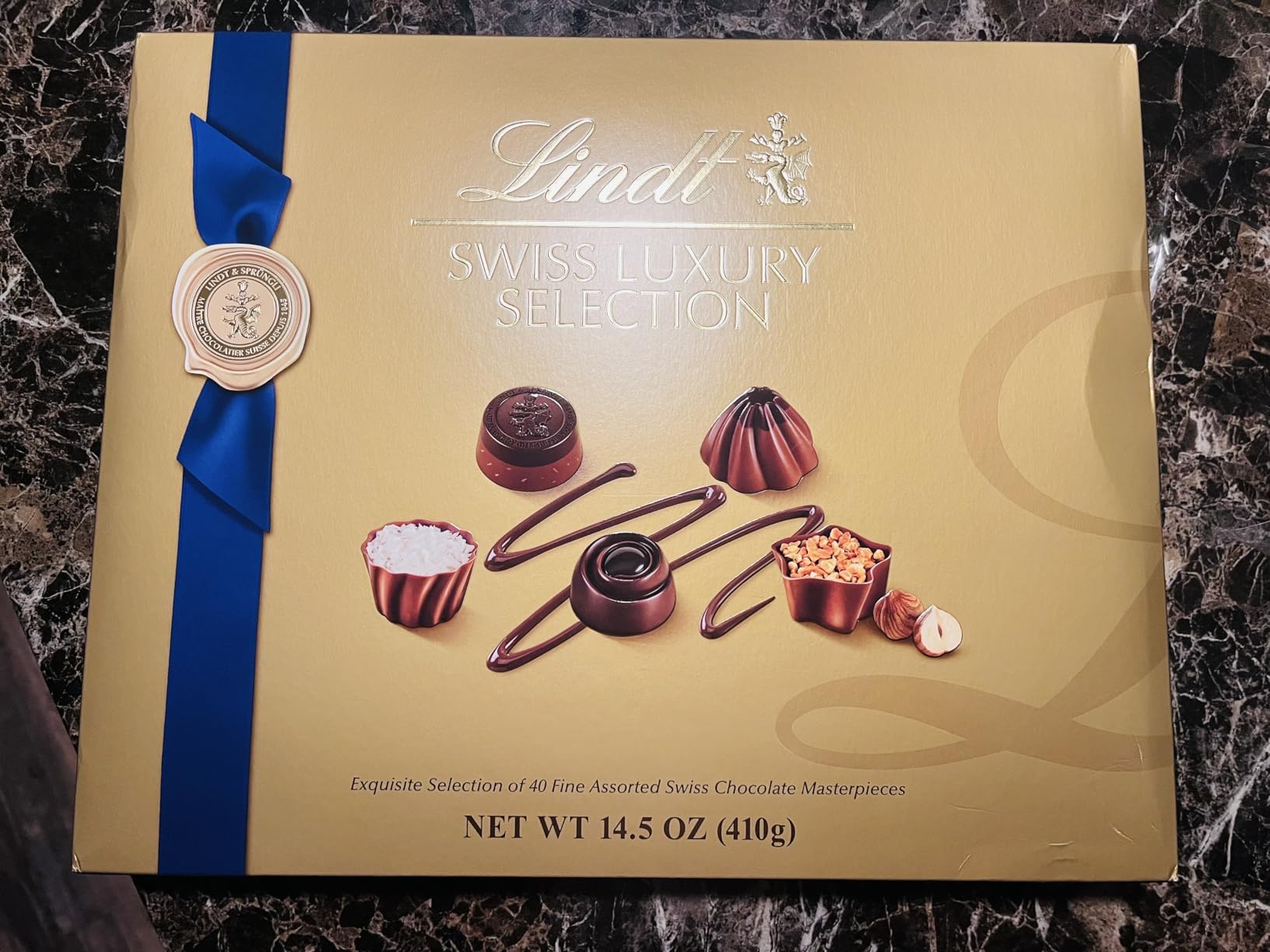 Lindt Swiss Luxury Selection Assorted Chocolates, Chocolate Candy Gift Box, 14.5 oz Gift Box customer photo 2