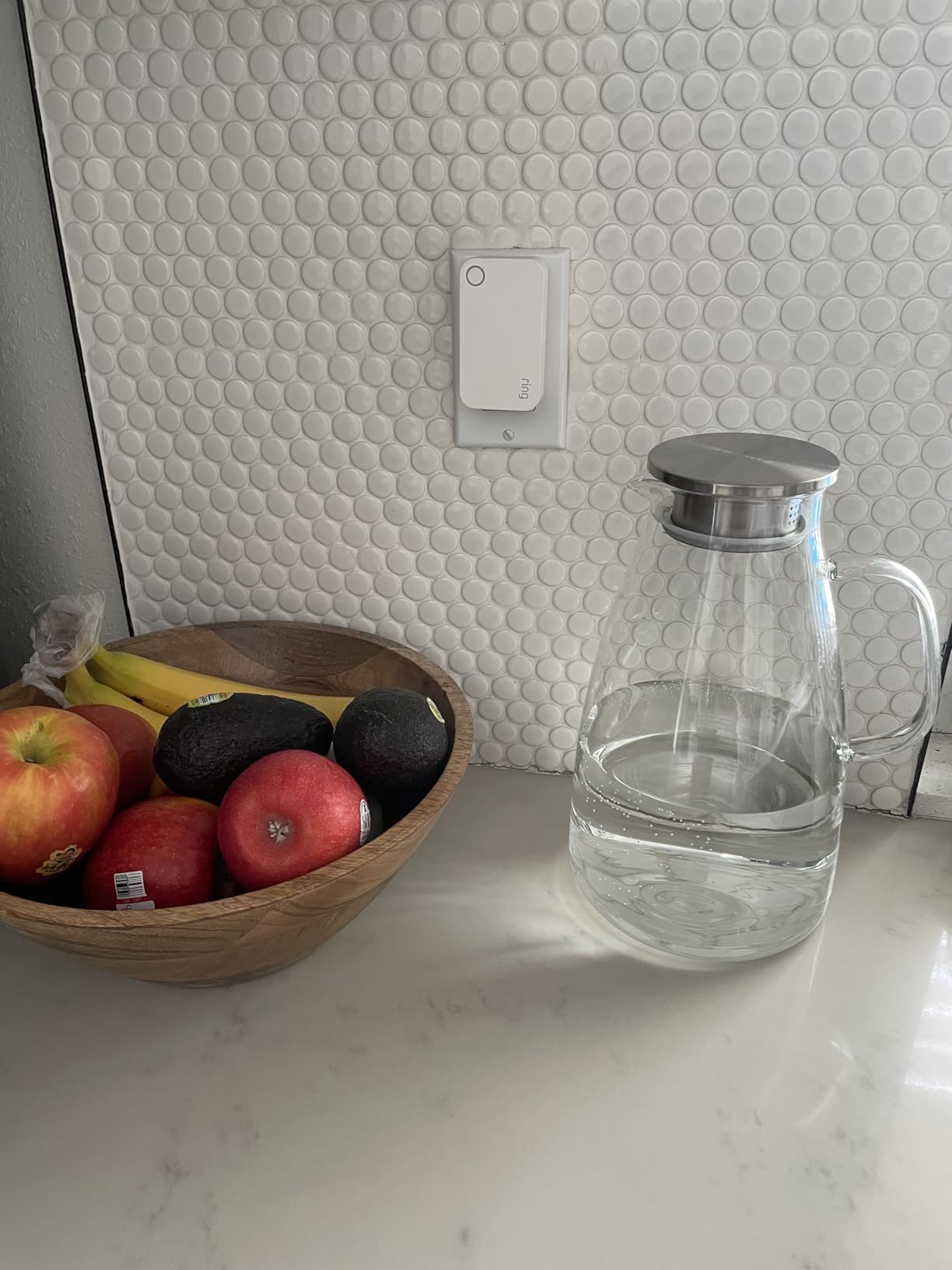 Glass Pitcher with Lid, 2 Liter 68oz Water Pitcher with Handle and Spout for Fridge, Borosilicate Glass for Iced Tea, Juice, Sangria, Cold/Hot Beverage, Large Jug customer photo 1