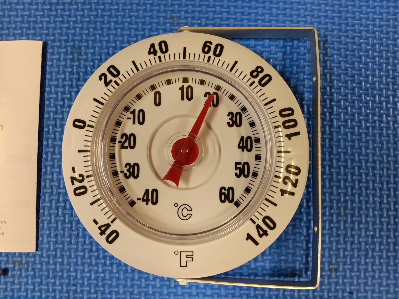 Outdoor Thermometer for Patio with 360° Swivel Bracket, 5.5