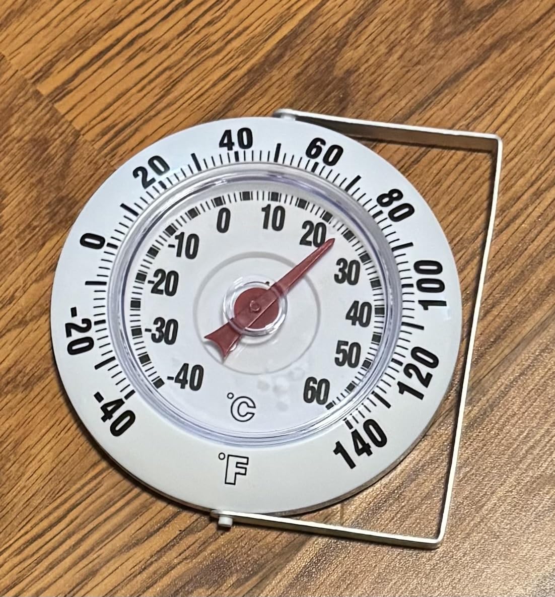 Outdoor Thermometer for Patio with 360° Swivel Bracket, 5.5