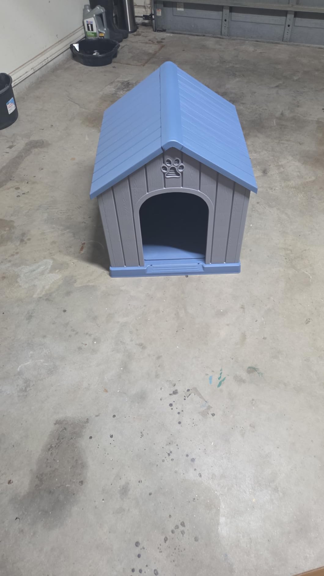 DRATO Large Dog House Indoor Outdoor Waterproof, Puppy Shelter with Air Vents and Elevated Floor customer photo 2