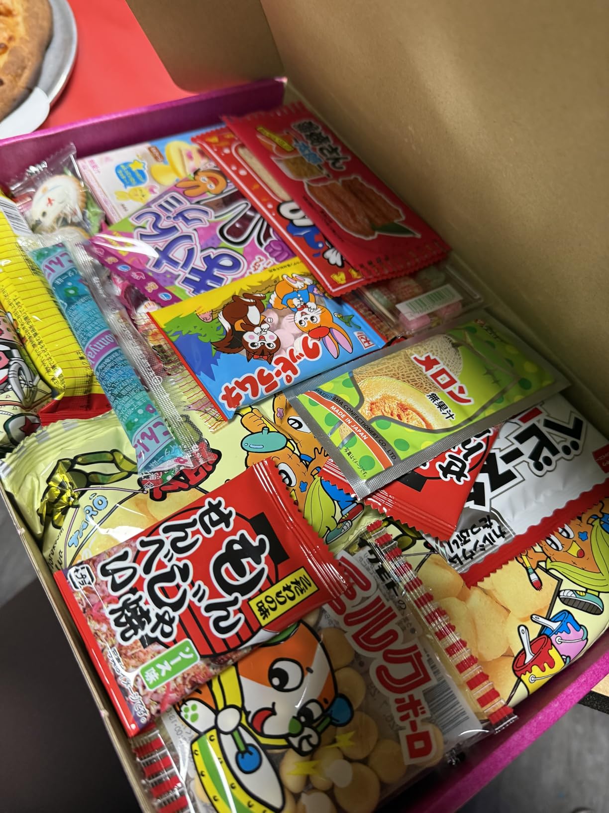 LUCKY CAT PINK Japanese Dagashi Box 50 PCS Japanese Candy, Dagashi, Snacks, And Gum customer photo 1