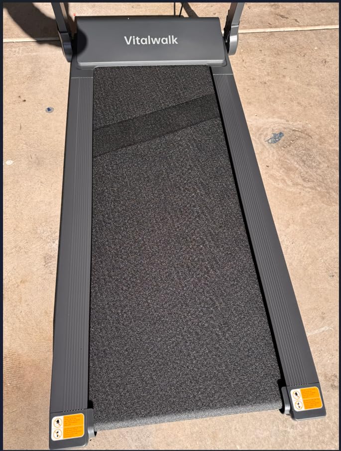 Vitalwalk Foldable Treadmill with Auto Incline, Commercial Wide Running Belt, 10MPH, 3.5HP Brushless customer photo 2