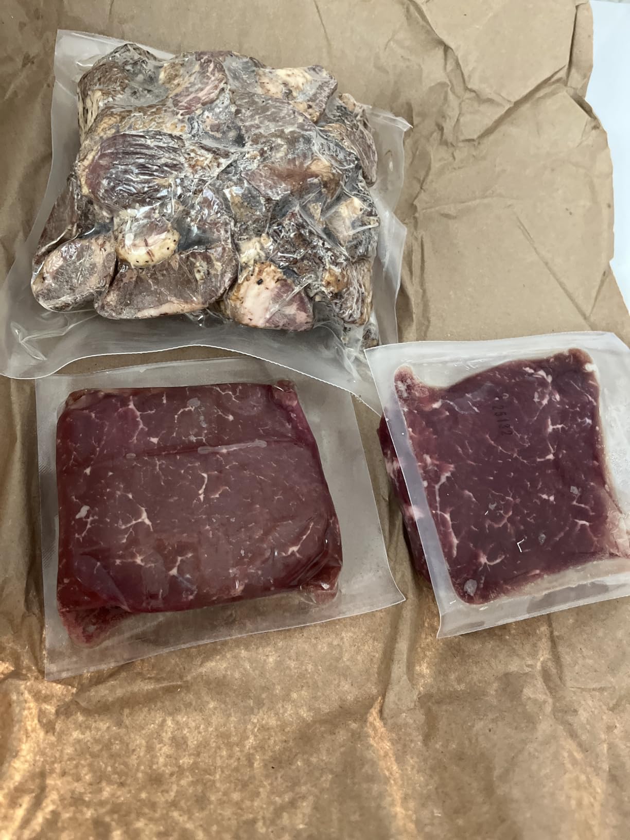 Grumpy Butcher Chef-Crafted Grilling Meats Bundle - 4 Top Sirloin Steaks (6 oz), 2 Wagyu Beef Hamburger Patties and 6 Chicken Sausages (4.6 lb total) customer photo 1