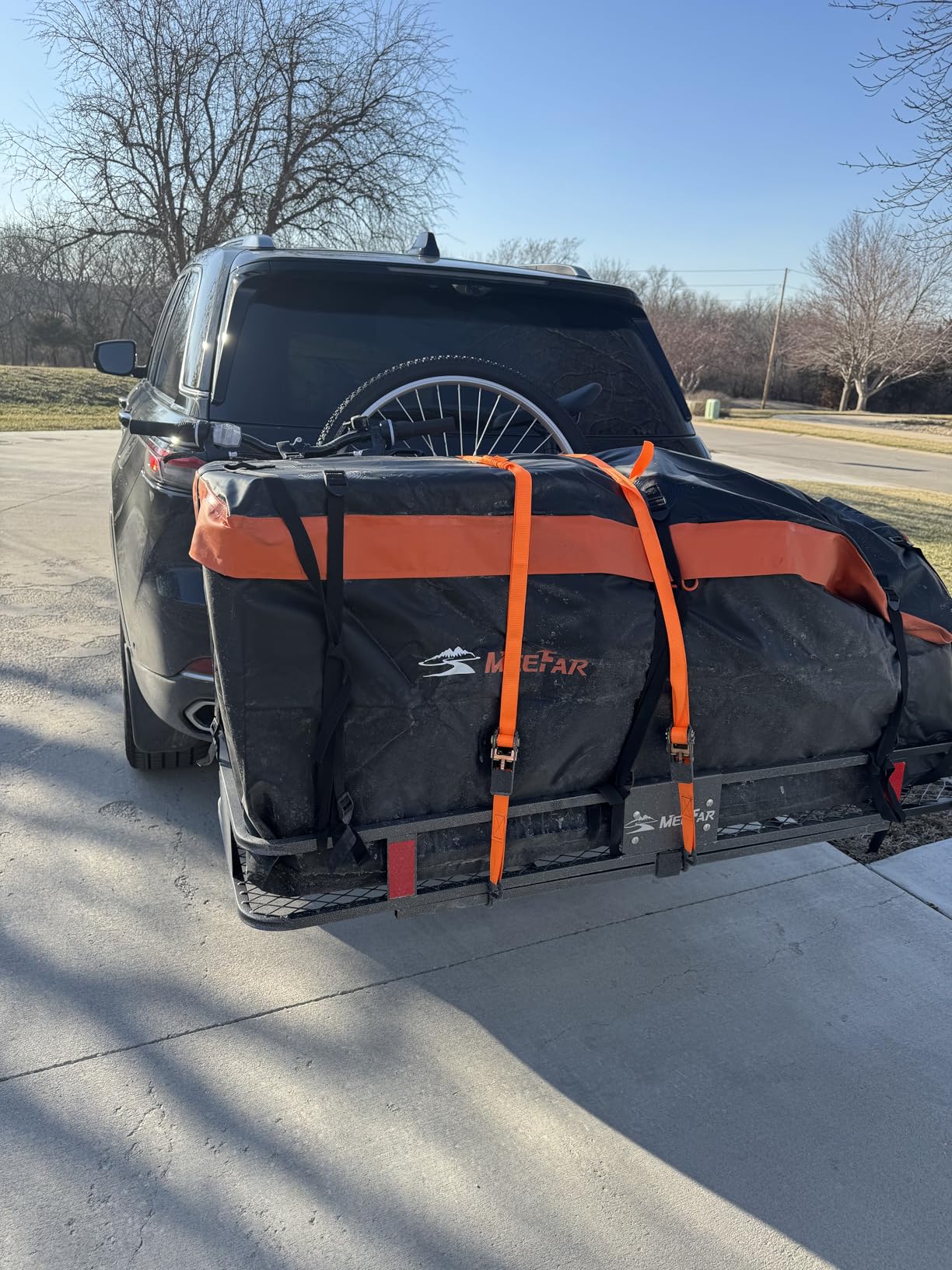 Hitch Mount Cargo Carrier Basket 53