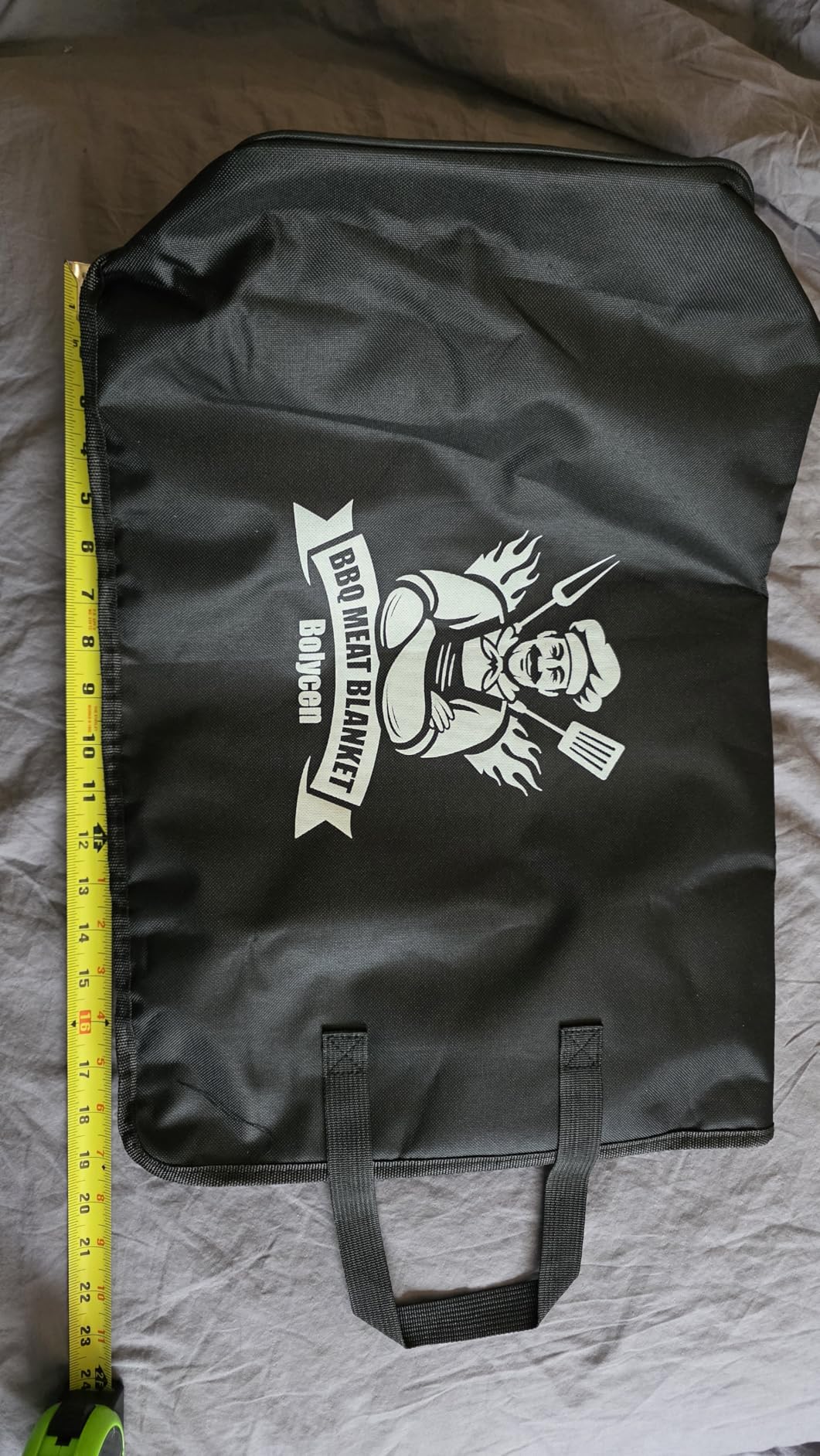 Upgraded BBQ Blanket for Resting Meat - Air Fryer Kitchen Camping Baking Party Essential -Smoker Accessories Brisket Blanket - Insulated Meat Resting Bag with Wide Mouth for Steak/ Pork Shoulder/ Turkey - Birthday Anniversary BBQ Accessories Grilling Gifts for Men Dad Husband(21inch) customer photo 2