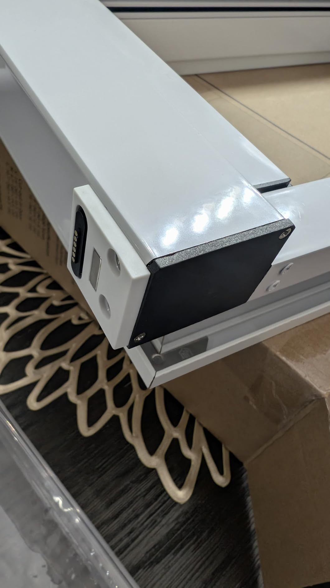Automatic Dog Door with Doorbell Activation - 2-Flap Electronic, Anti-Pinch, No Collar Needed, Medium customer photo 2