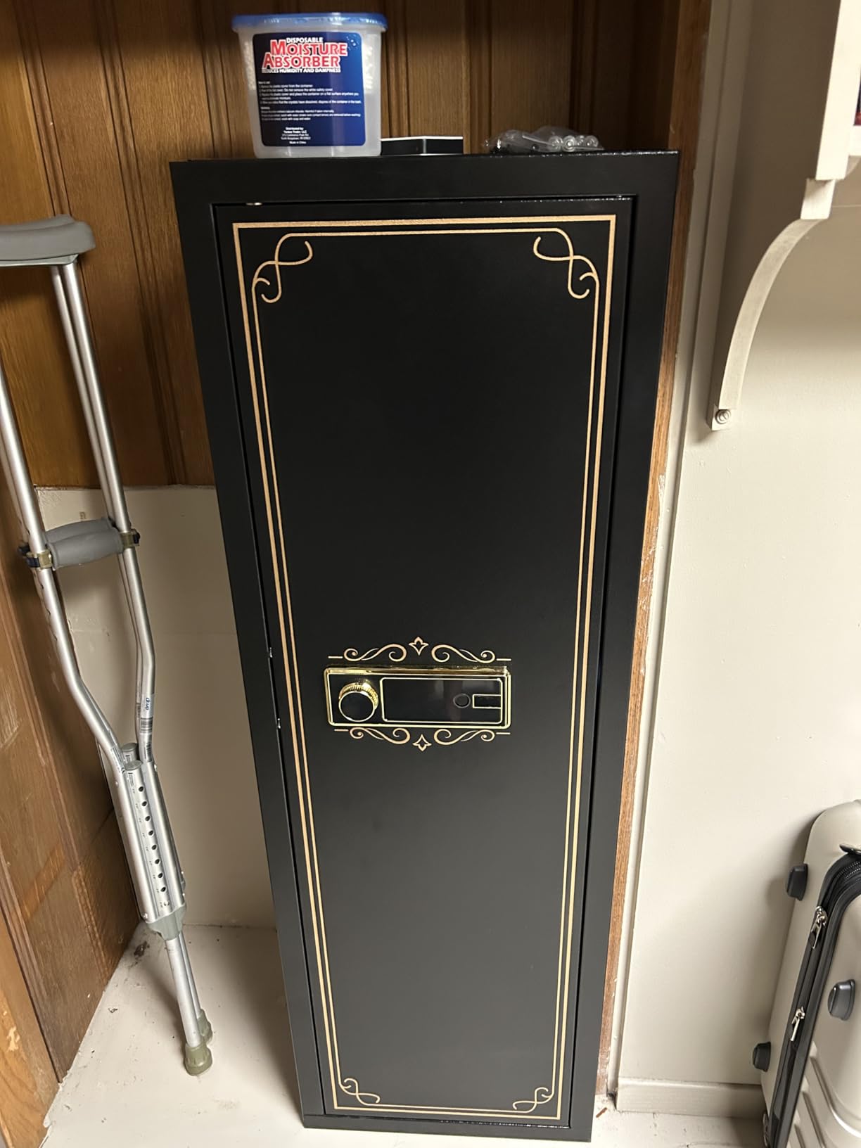 Karini 12-15 Biometric Gun Safe for Rifles and Pistols, Fingerprint Rifle Safes for Home, Large Gun Cabinet for Rifle with Optics or Shotguns customer photo 1