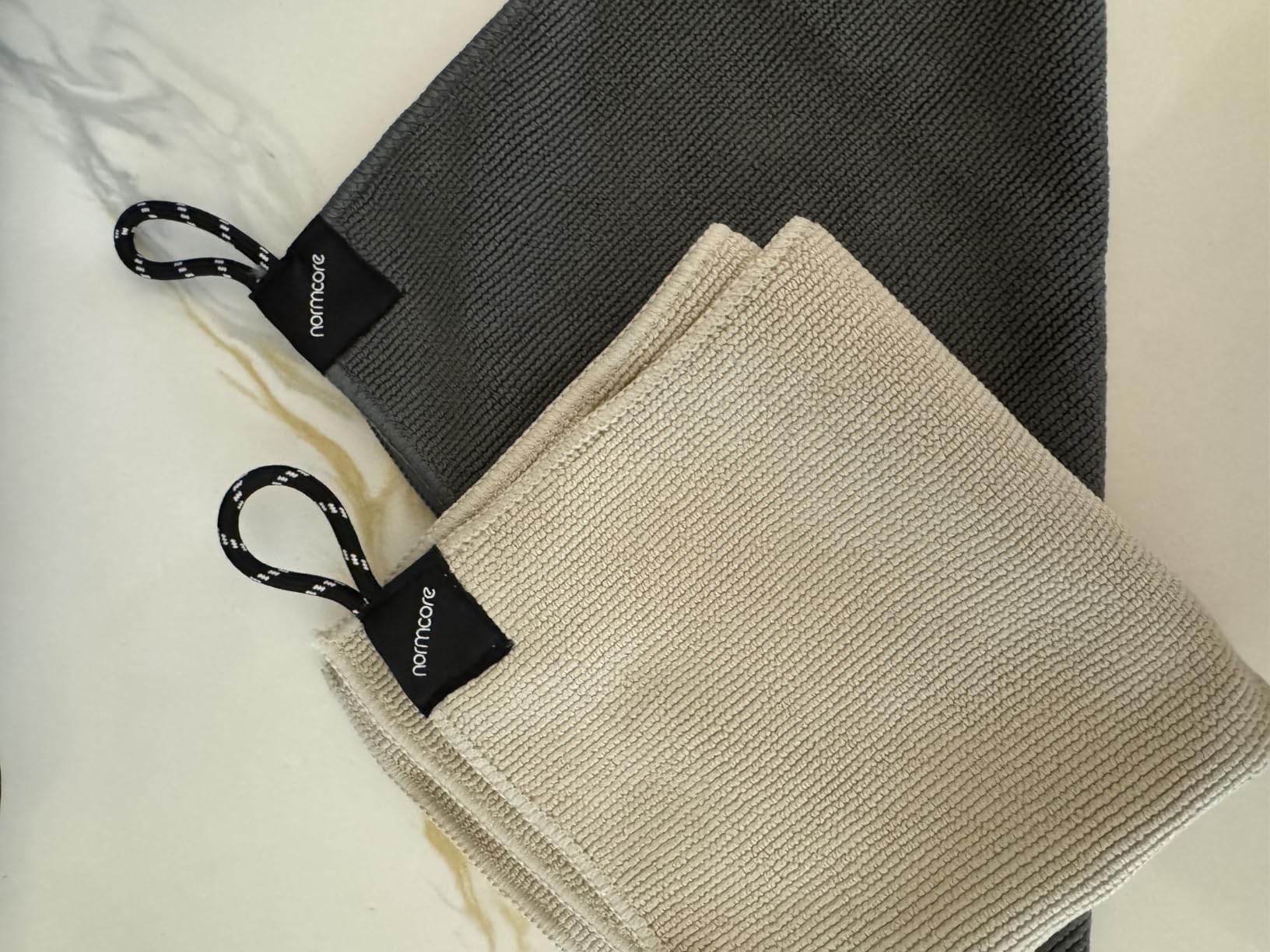 Normcore Barista Cleaning Towels 2 Packs, Microfiber Barista Cloth Set with 2 Color Assorted, Espresso Bar Accessories for Clean Steam Wand, Espresso Machine, Microfiber Cleaning Cloth customer photo 1