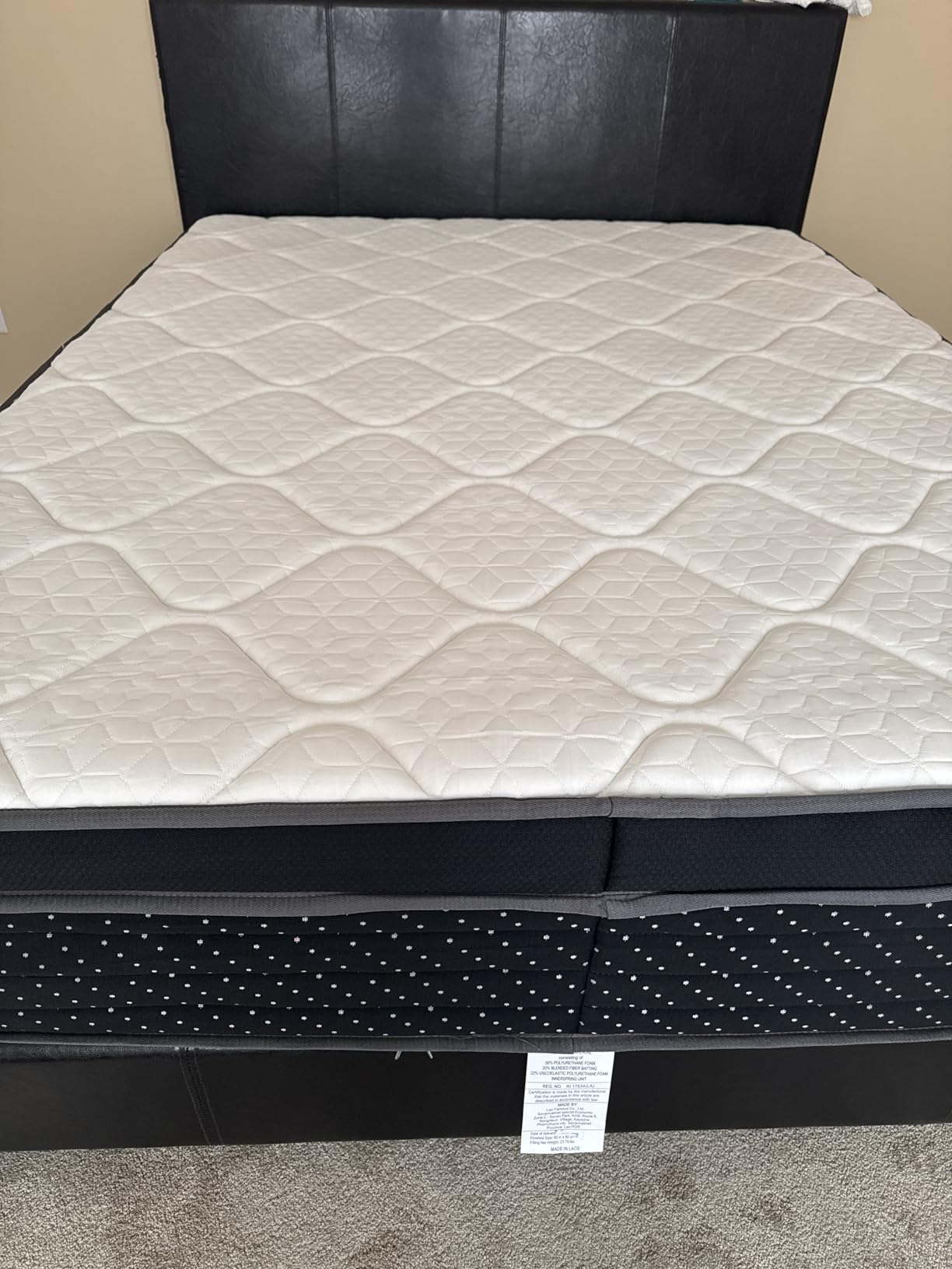 Firm Queen Size Mattress, 14 Inch Hybrid Bed Mattresses for Back Pain Relief Extra Lumbar Support Motion Isolation with 760+ Pocket Springs, Fiberglass-Free 365 Night Trial customer photo 2