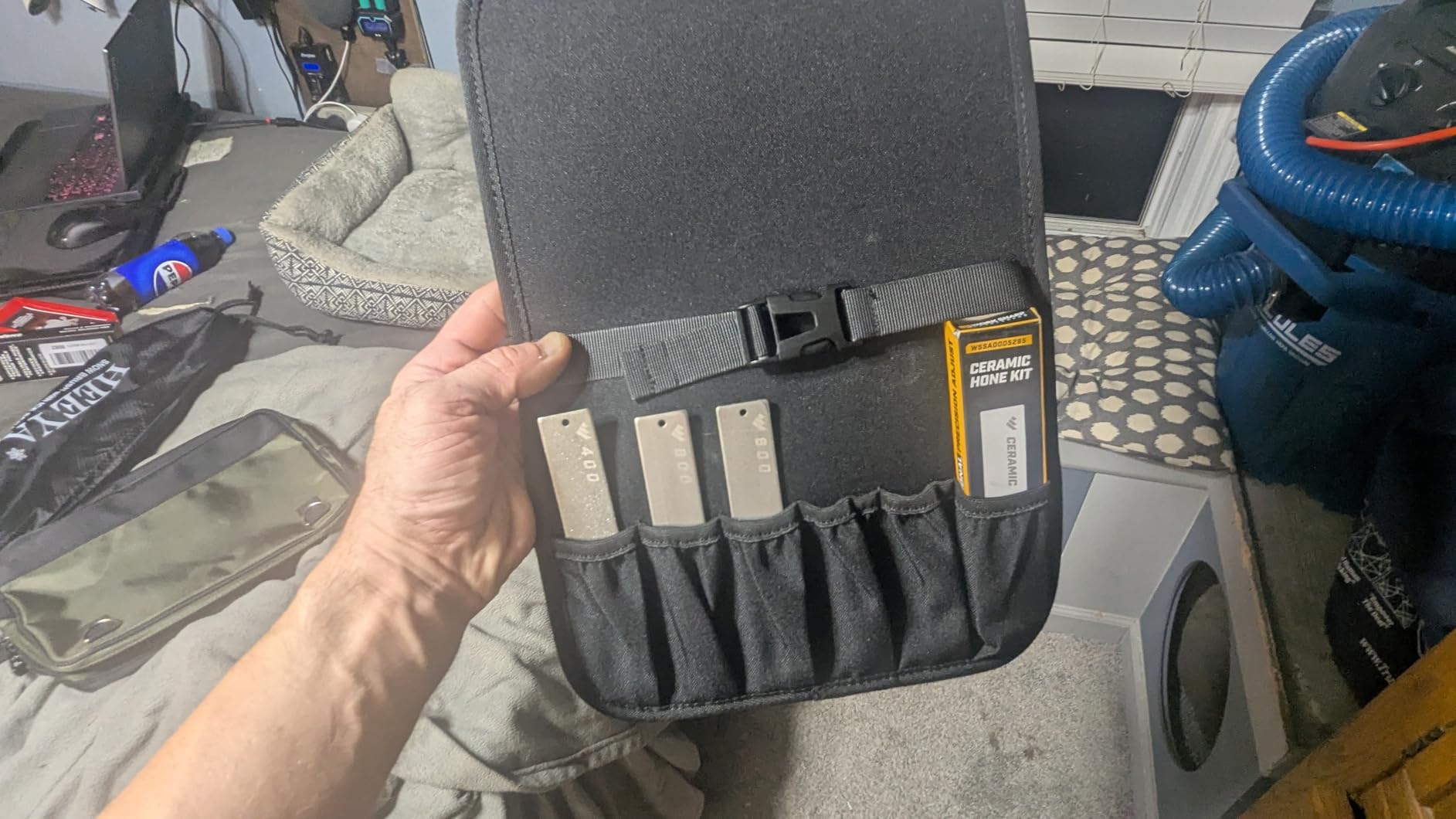 Chef Knife Backpack with Waterproof Pocket, 30+ Pockets for Knives and Tools, Knife Bags for Chefs Professional Culinary Apprentice Private Chefs, Pocket for Tablet Laptop (Knife Not Included) customer photo 1