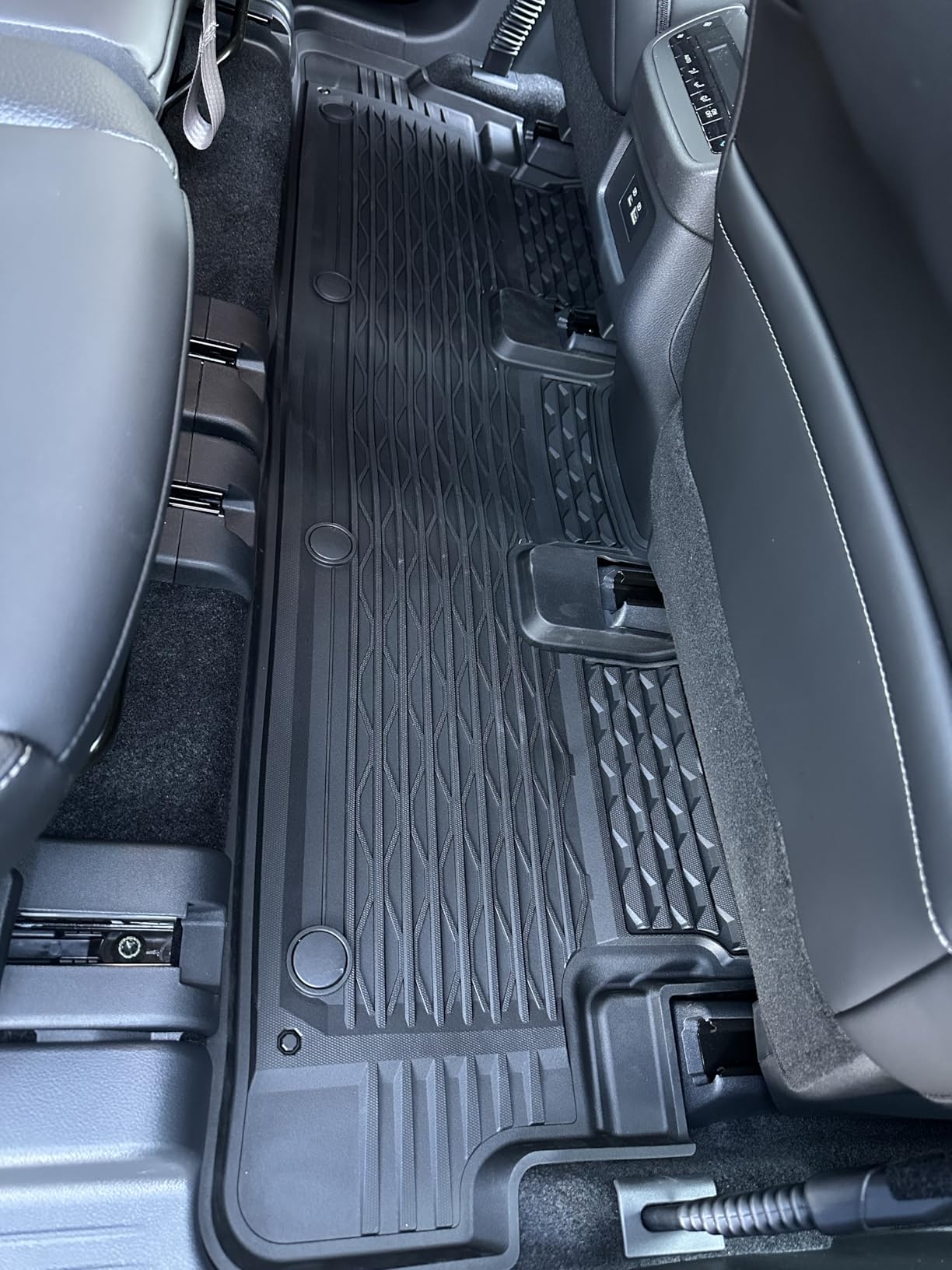 3W Floor Mats for 2021-2025 2026 Nissan Rogue Custom Fit TPE All Weather Rogue Floor Liner Full Set 1st & 2nd Row Car Mats - Black (NOT for Sport) customer photo 2